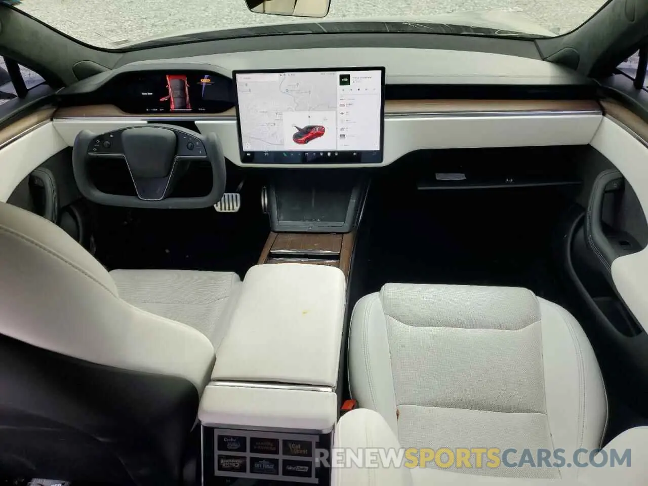 8 Photograph of a damaged car 5YJSA1E58NF479552 TESLA MODEL S 2022