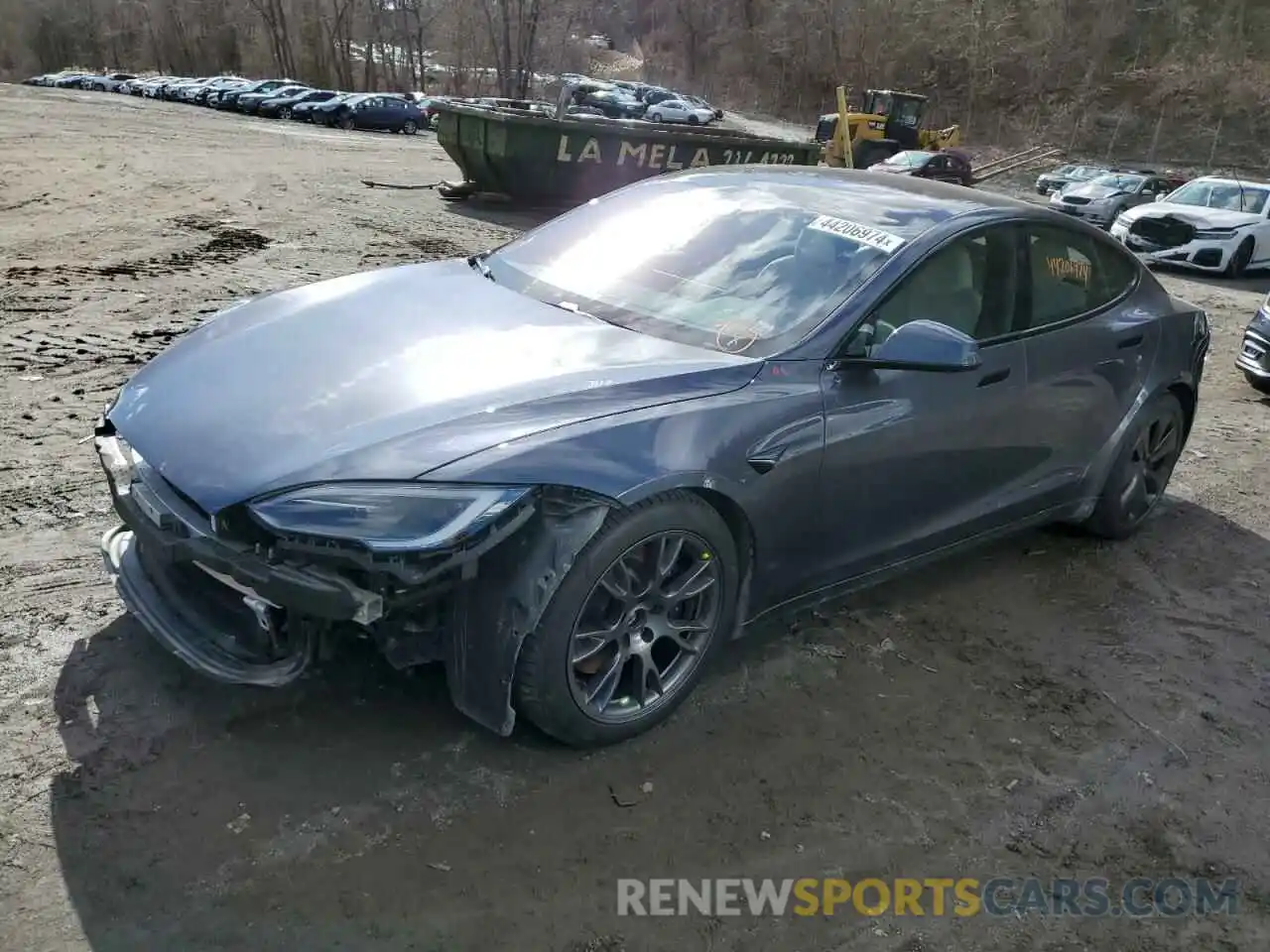 1 Photograph of a damaged car 5YJSA1E58NF486775 TESLA MODEL S 2022