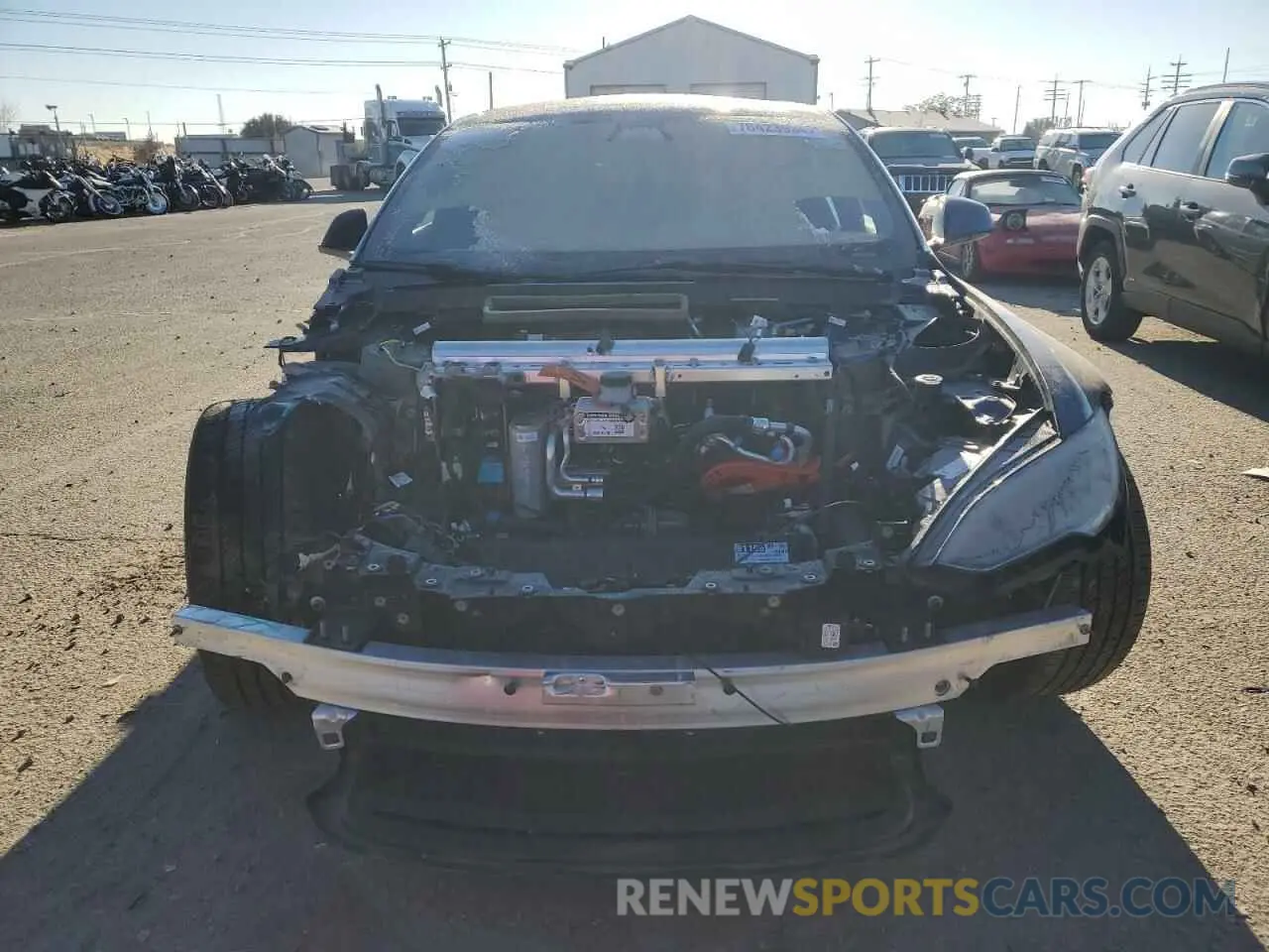 5 Photograph of a damaged car 5YJSA1E58NF491586 TESLA MODEL S 2022