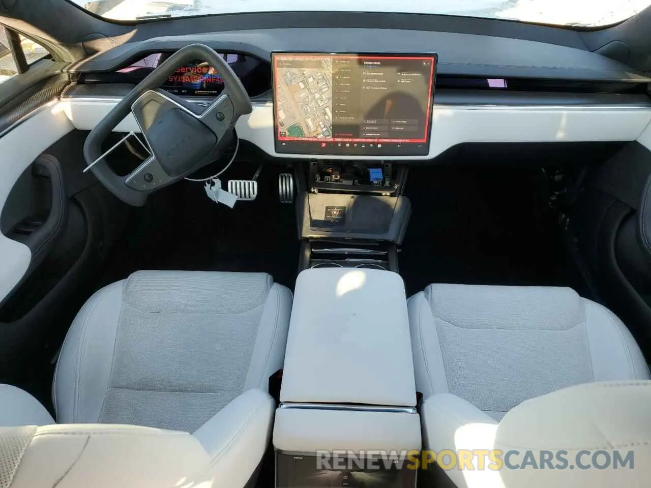 8 Photograph of a damaged car 5YJSA1E58NF491586 TESLA MODEL S 2022