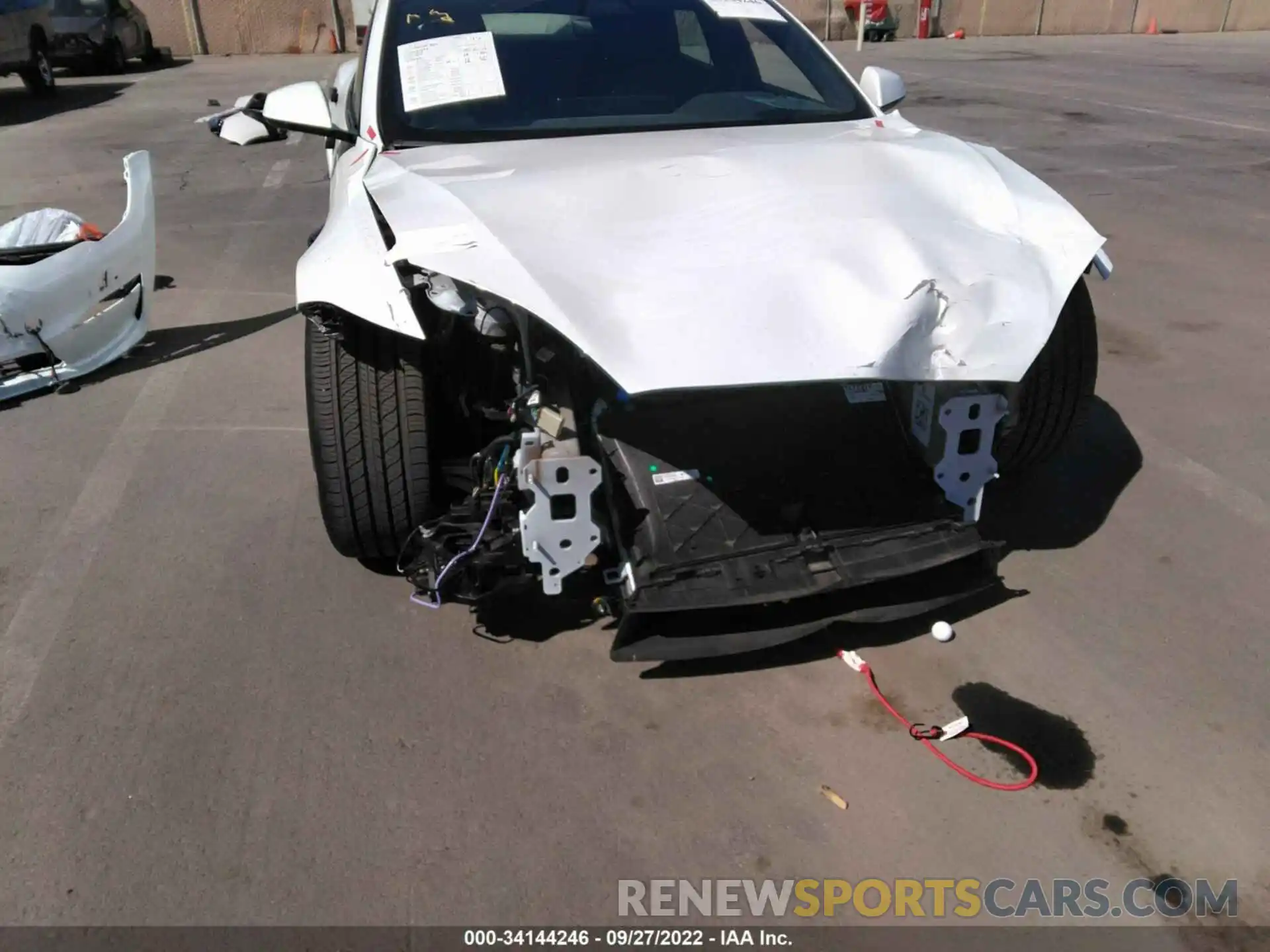 6 Photograph of a damaged car 5YJSA1E59NF473940 TESLA MODEL S 2022