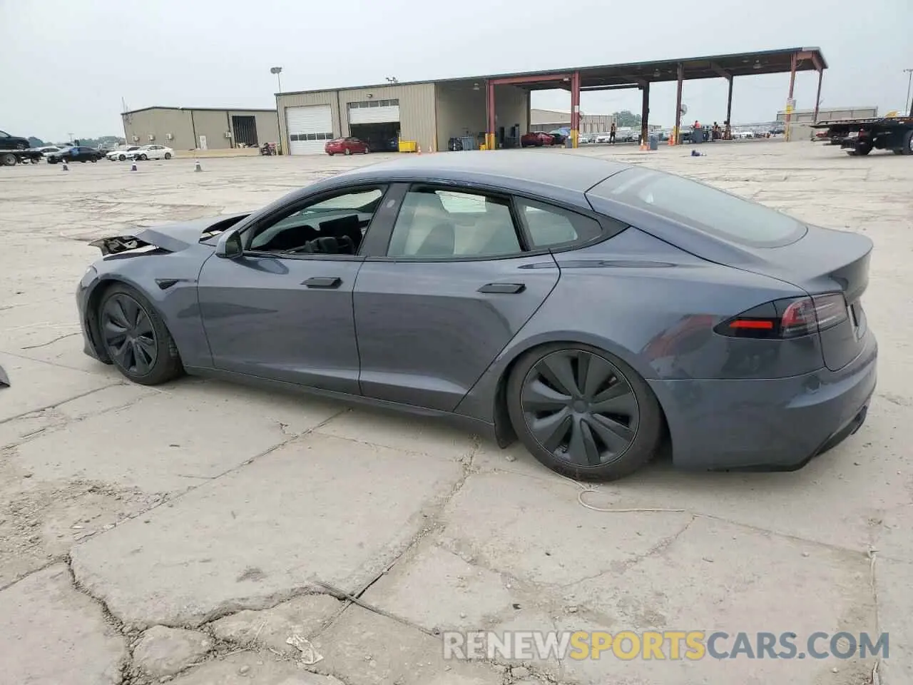2 Photograph of a damaged car 5YJSA1E59NF474103 TESLA MODEL S 2022