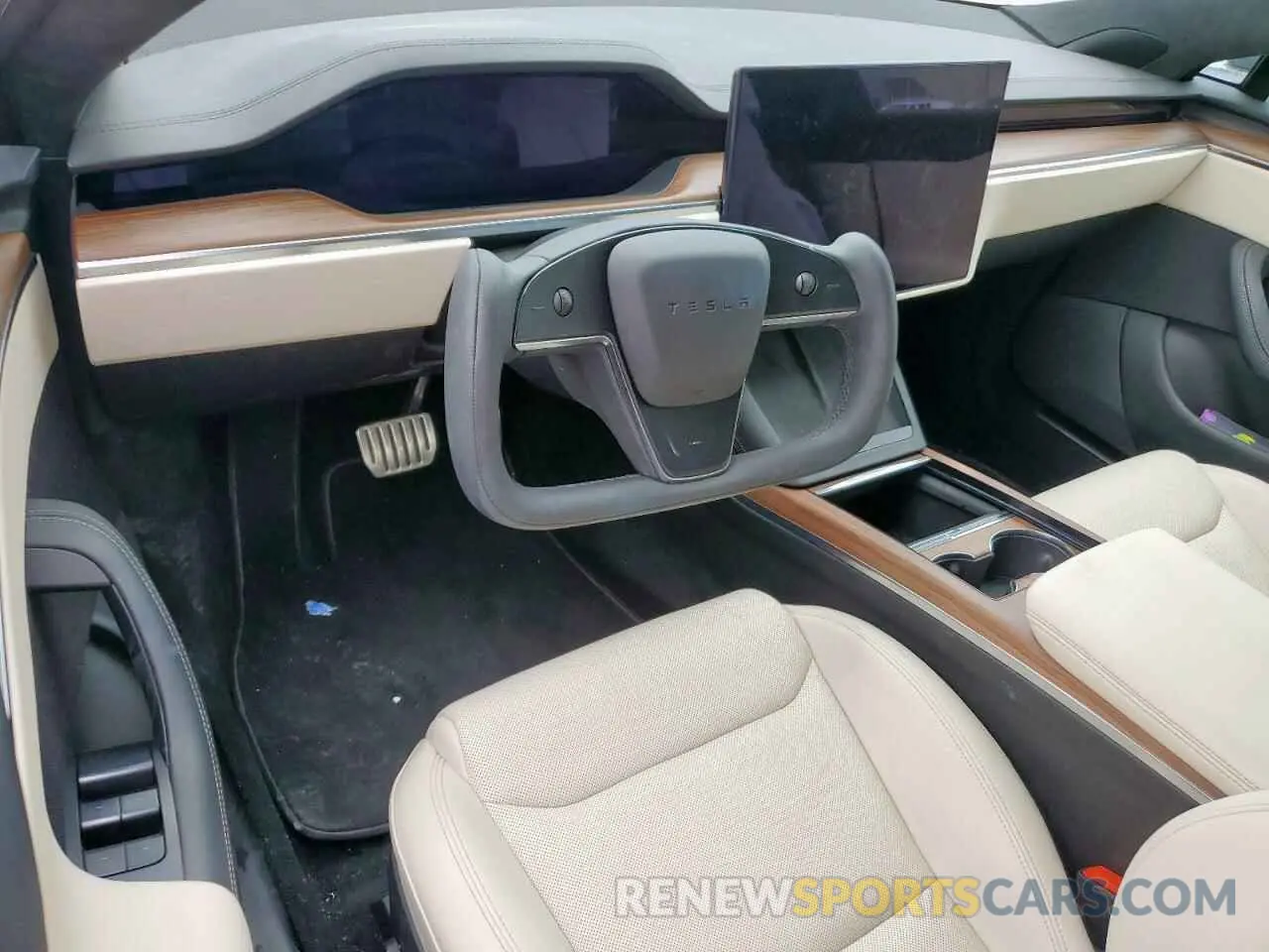 8 Photograph of a damaged car 5YJSA1E59NF474103 TESLA MODEL S 2022