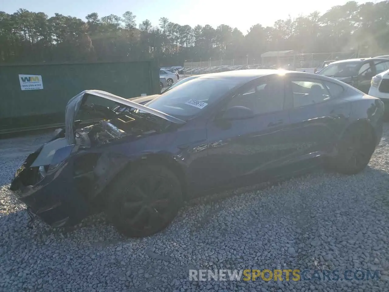 1 Photograph of a damaged car 5YJSA1E59NF493119 TESLA MODEL S 2022