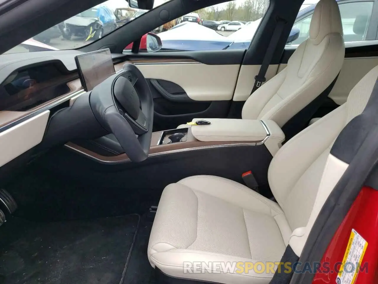 7 Photograph of a damaged car 5YJSA1E5XNF469508 TESLA MODEL S 2022