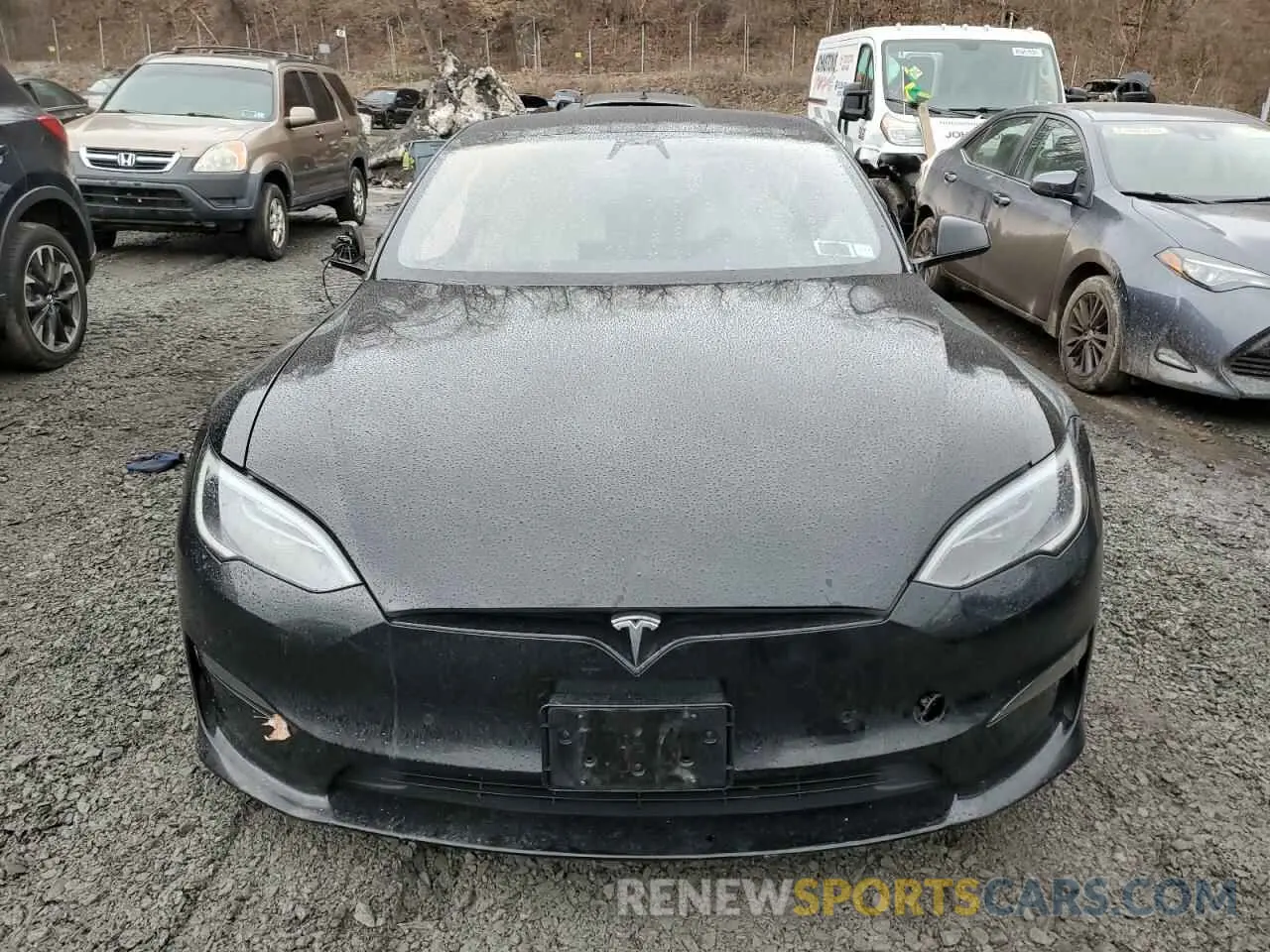 5 Photograph of a damaged car 5YJSA1E5XNF490116 TESLA MODEL S 2022