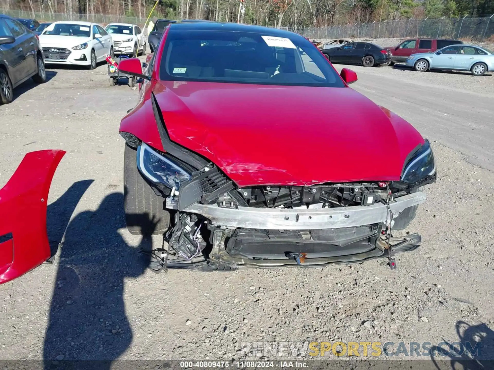 6 Photograph of a damaged car 5YJSA1E5XNF494103 TESLA MODEL S 2022