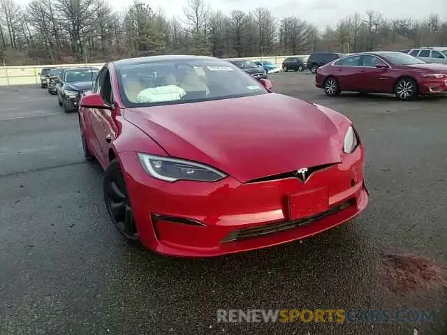 11 Photograph of a damaged car 5YJSA1E61NF488716 TESLA MODEL S 2022