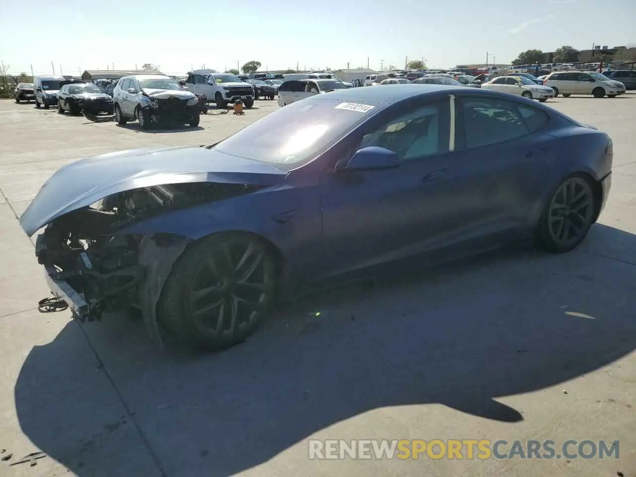 1 Photograph of a damaged car 5YJSA1E63NF472341 TESLA MODEL S 2022