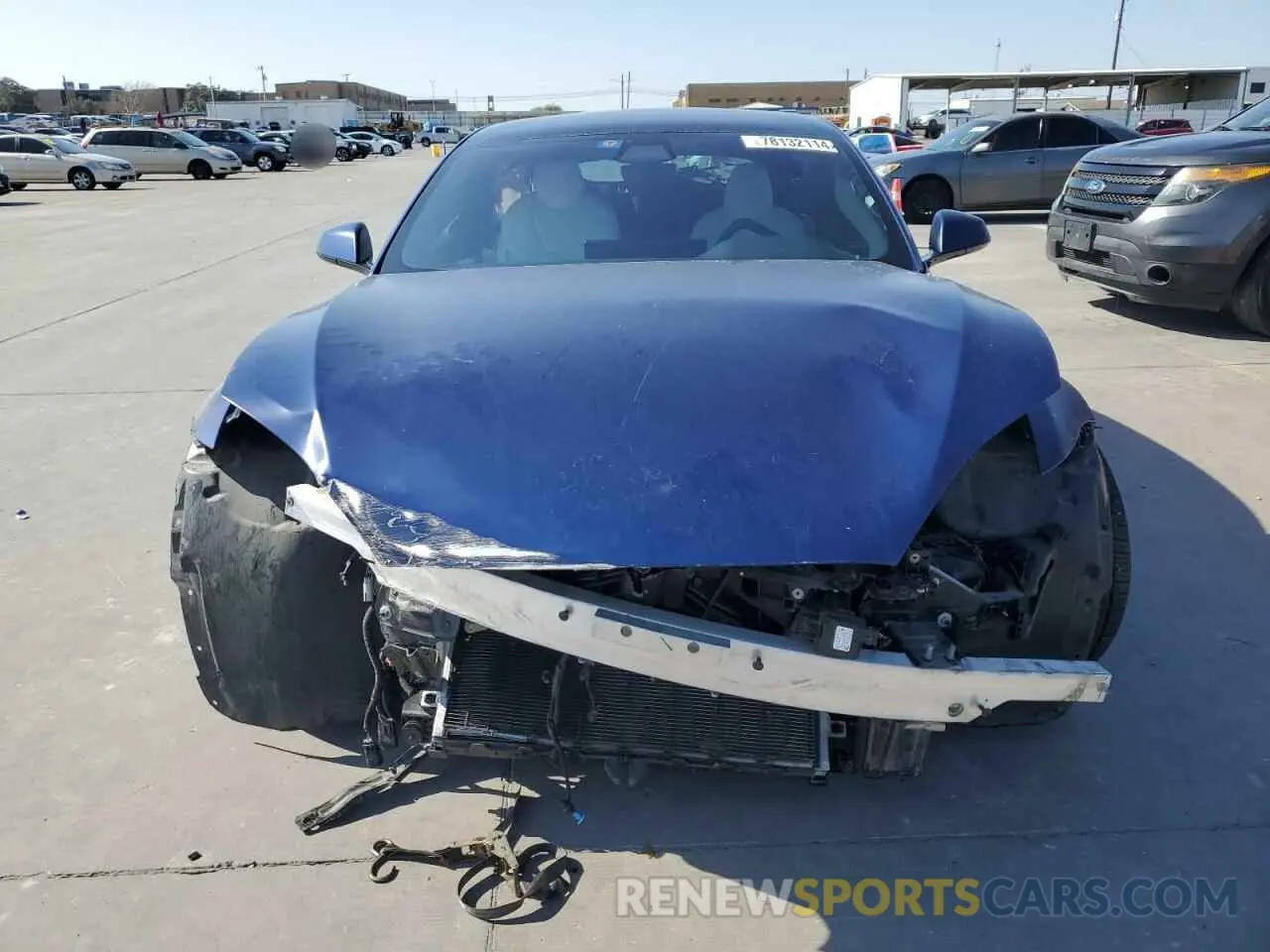 5 Photograph of a damaged car 5YJSA1E63NF472341 TESLA MODEL S 2022