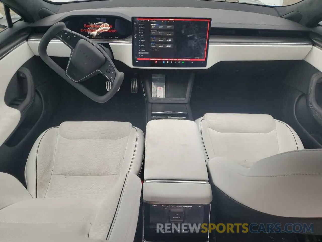 8 Photograph of a damaged car 5YJSA1E64NF478200 TESLA MODEL S 2022