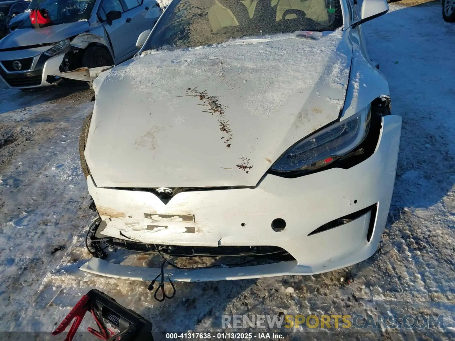 6 Photograph of a damaged car 5YJSA1E68NF468530 TESLA MODEL S 2022