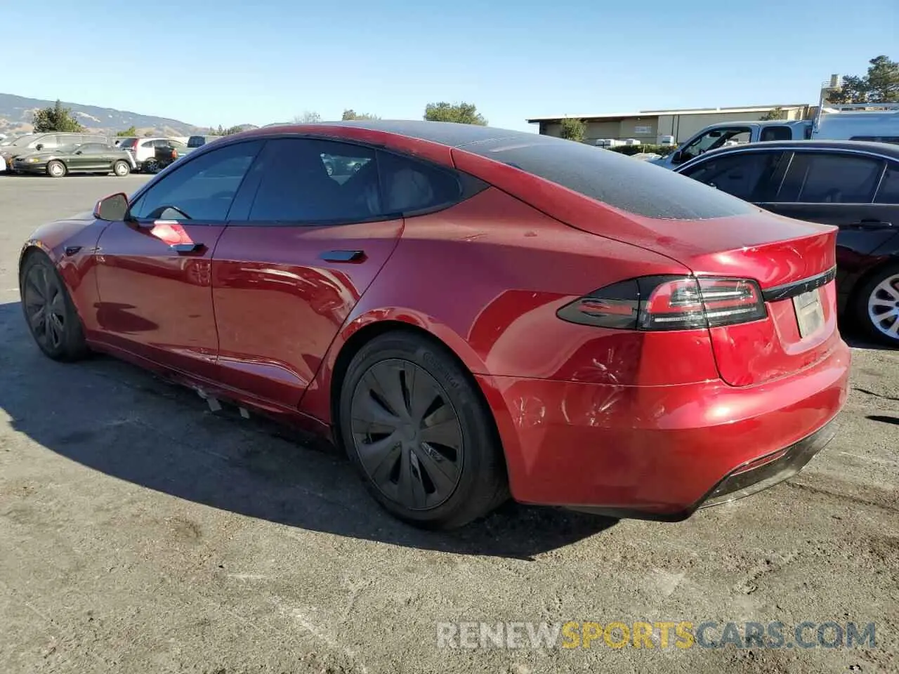 2 Photograph of a damaged car 5YJSA1E51PF529016 TESLA MODEL S 2023