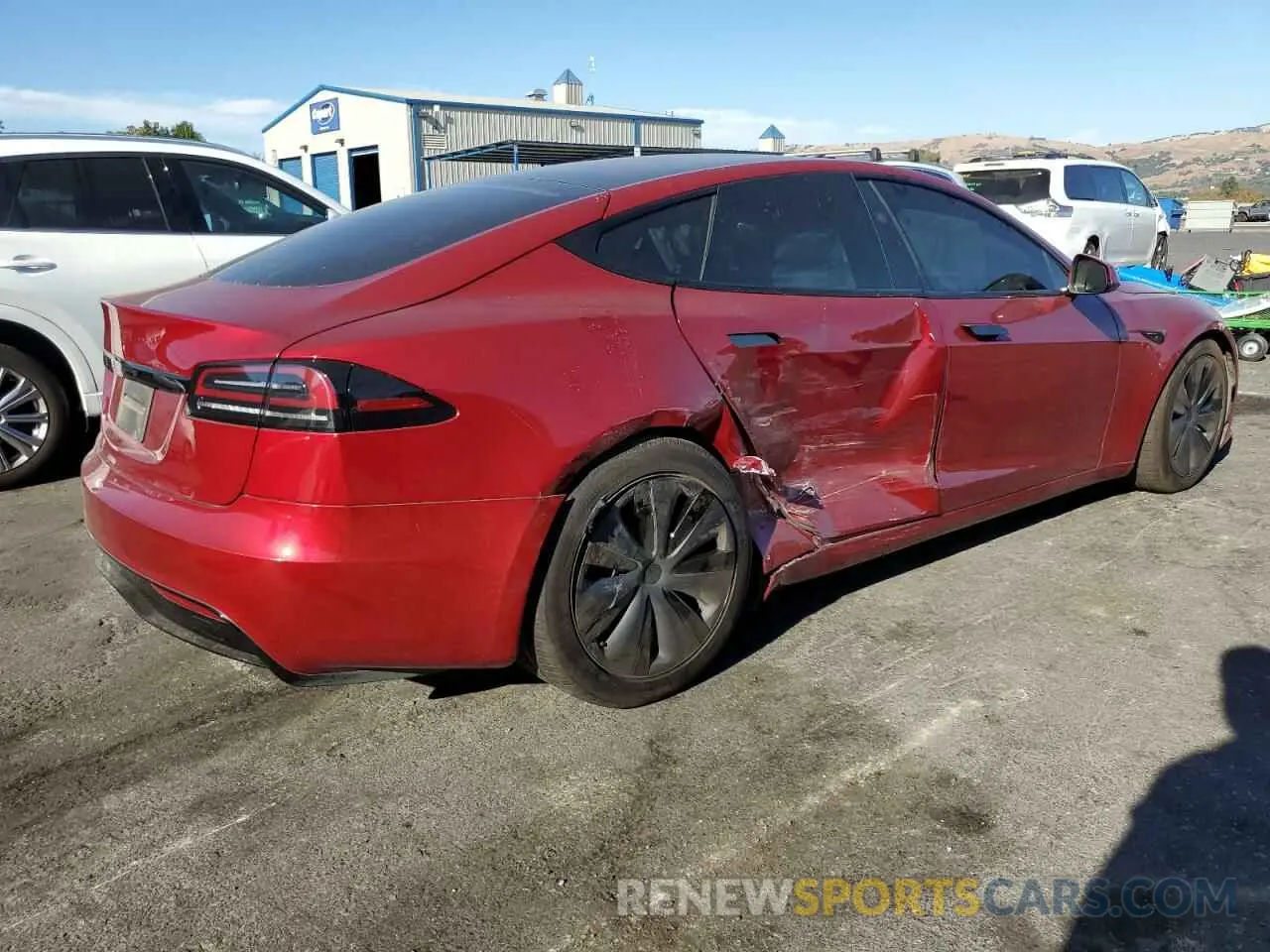 3 Photograph of a damaged car 5YJSA1E51PF529016 TESLA MODEL S 2023