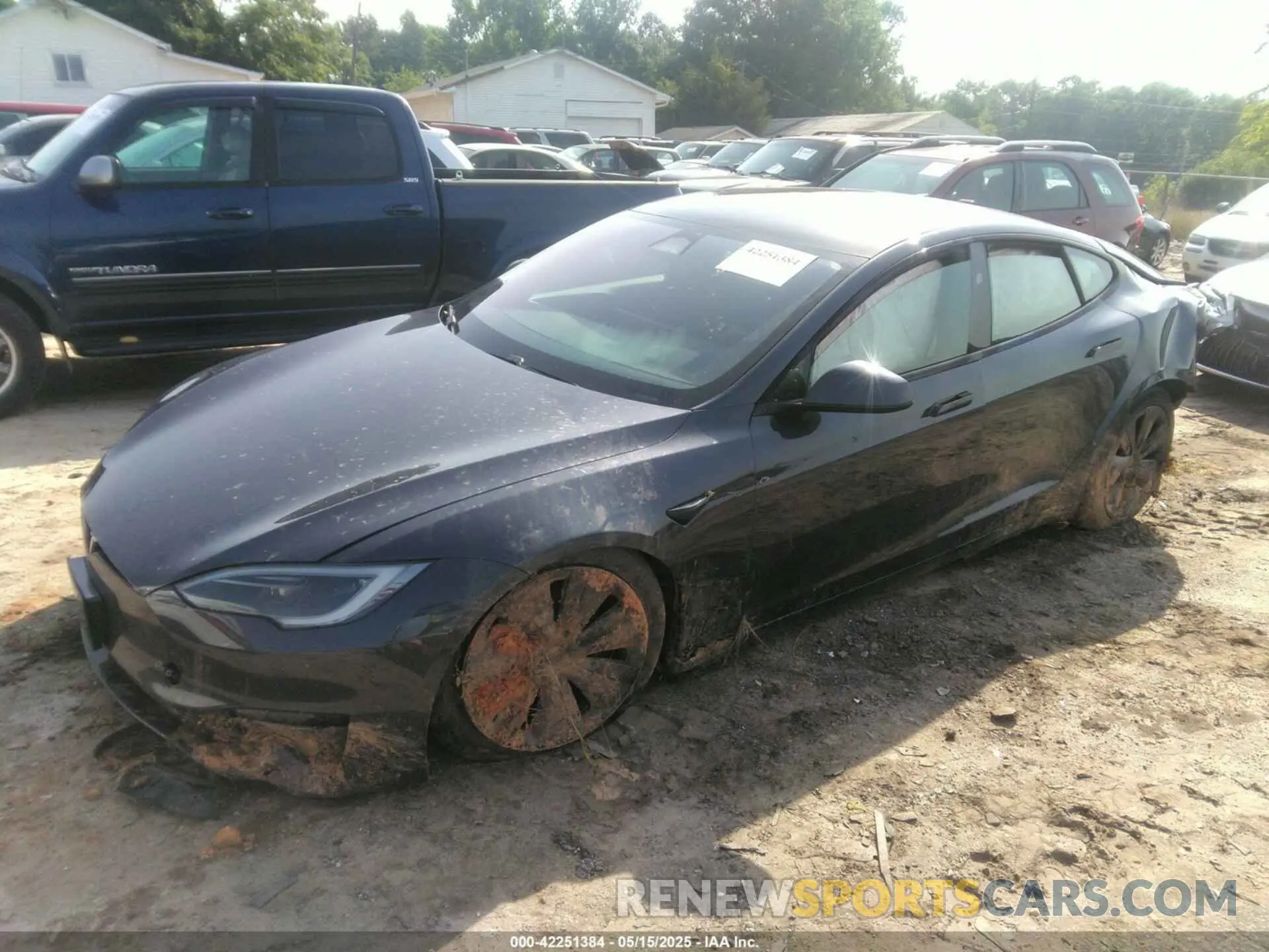 2 Photograph of a damaged car 5YJSA1E52PF530689 TESLA MODEL S 2023