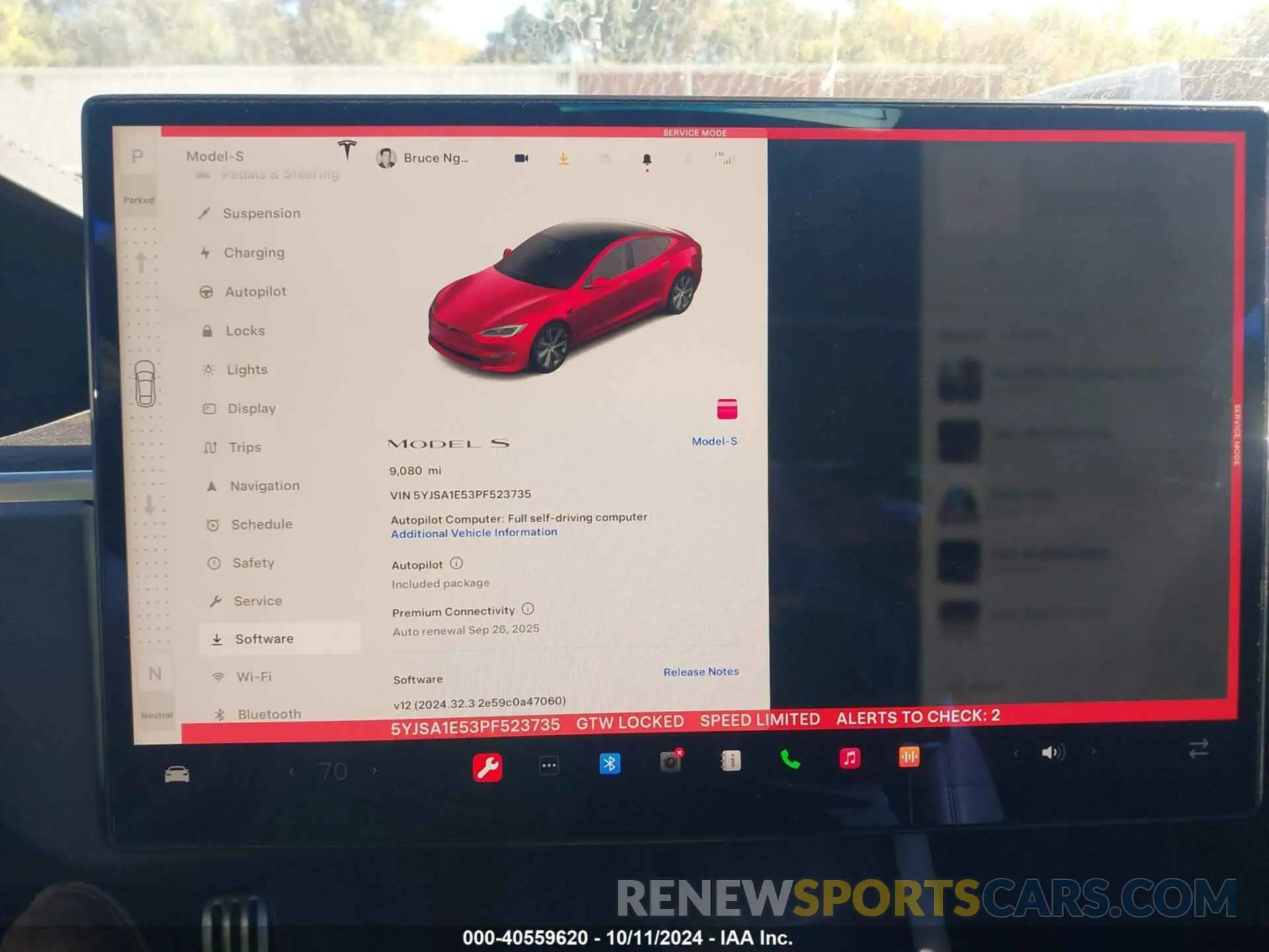 17 Photograph of a damaged car 5YJSA1E53PF523735 TESLA MODEL S 2023
