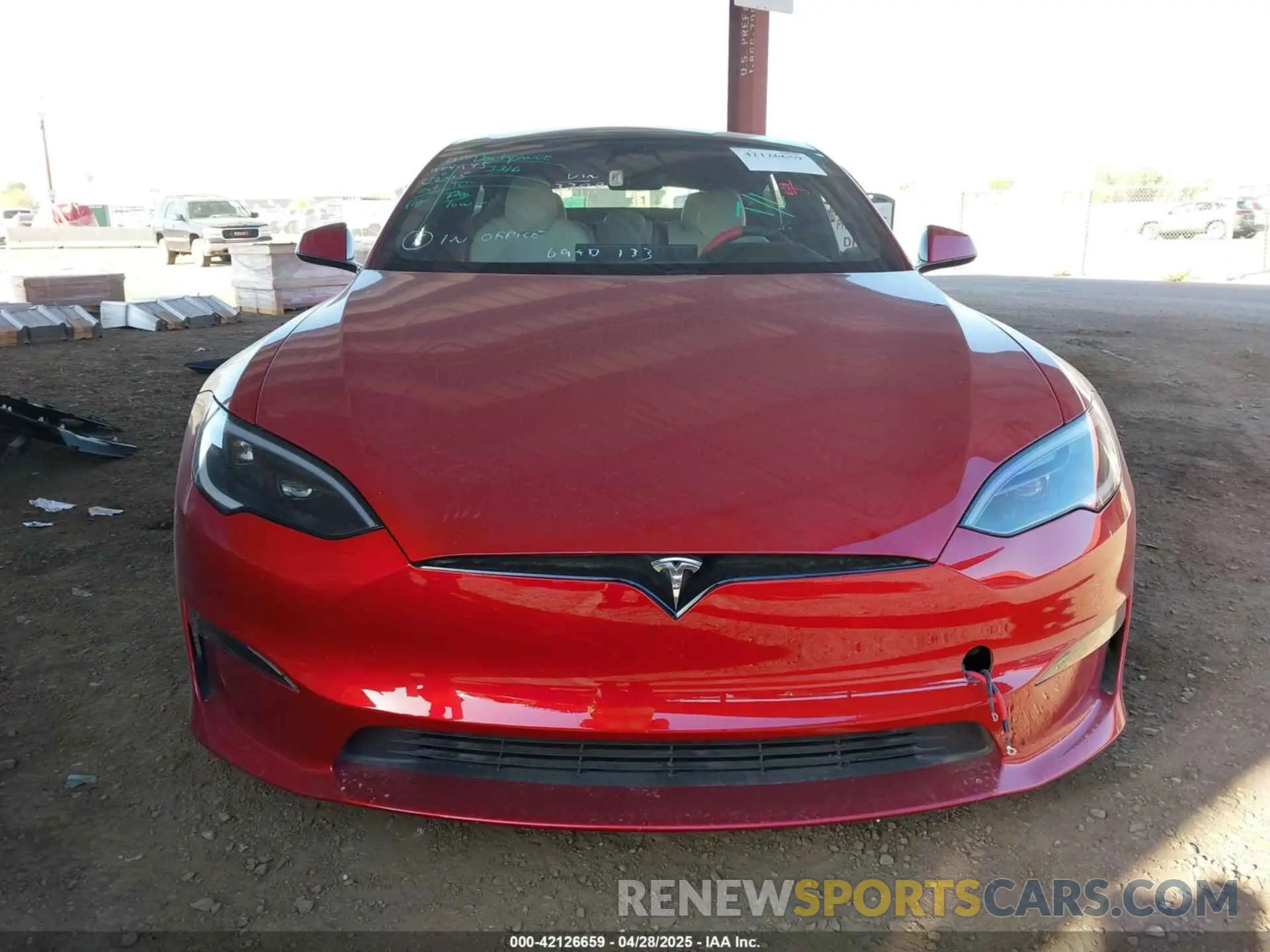 12 Photograph of a damaged car 5YJSA1E55PF513708 TESLA MODEL S 2023