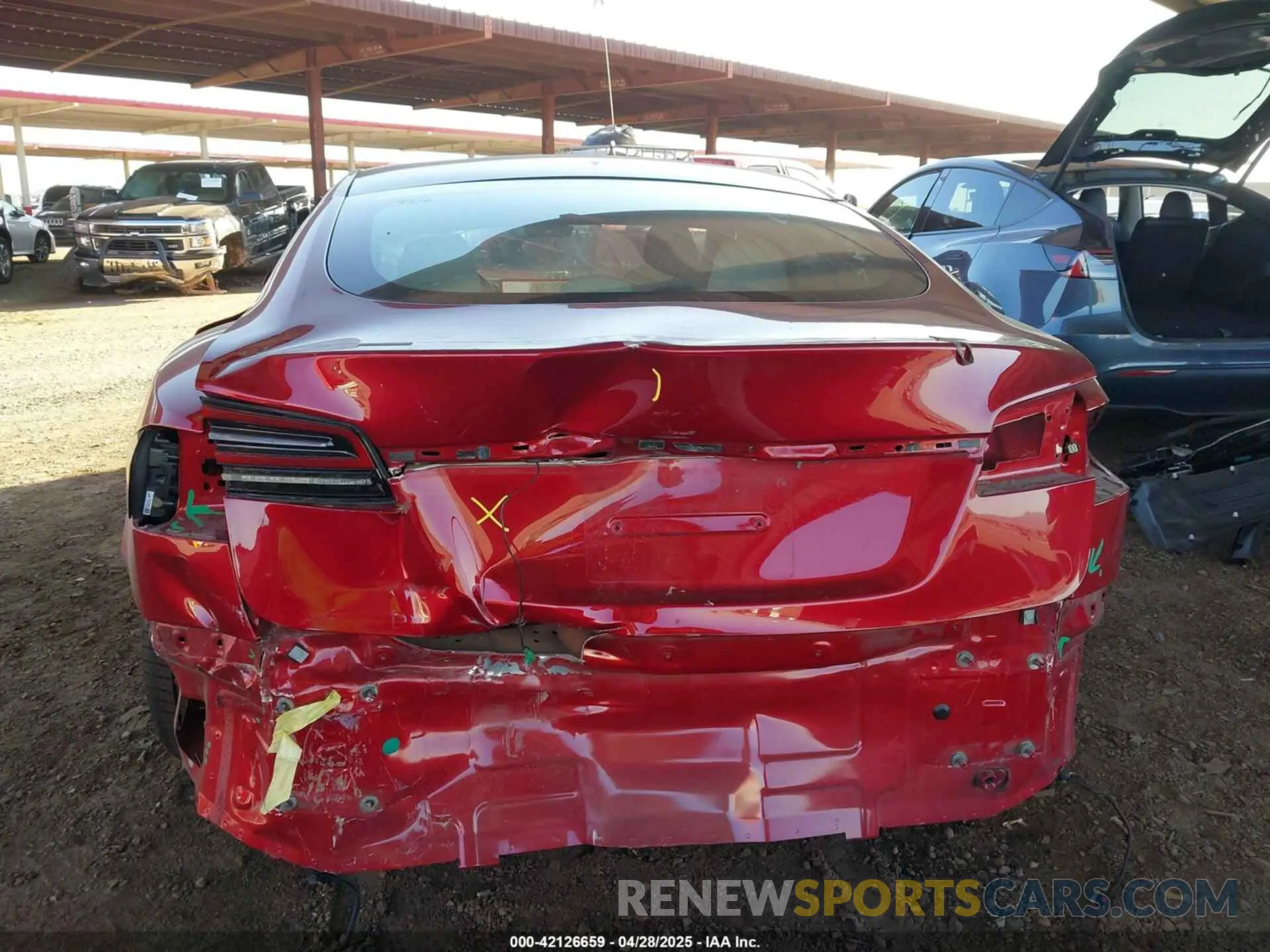 16 Photograph of a damaged car 5YJSA1E55PF513708 TESLA MODEL S 2023