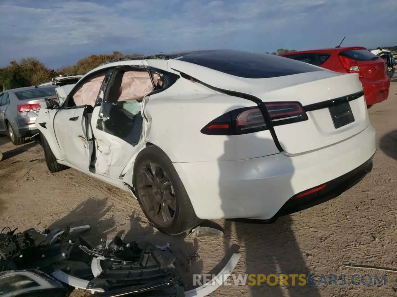 2 Photograph of a damaged car 5YJSA1E55PF518858 TESLA MODEL S 2023