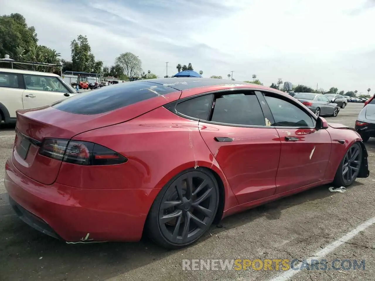 3 Photograph of a damaged car 5YJSA1E56PF518514 TESLA MODEL S 2023