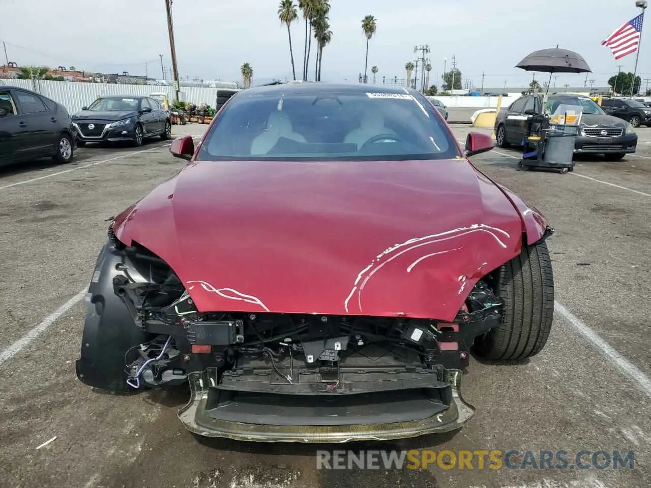 5 Photograph of a damaged car 5YJSA1E56PF518514 TESLA MODEL S 2023