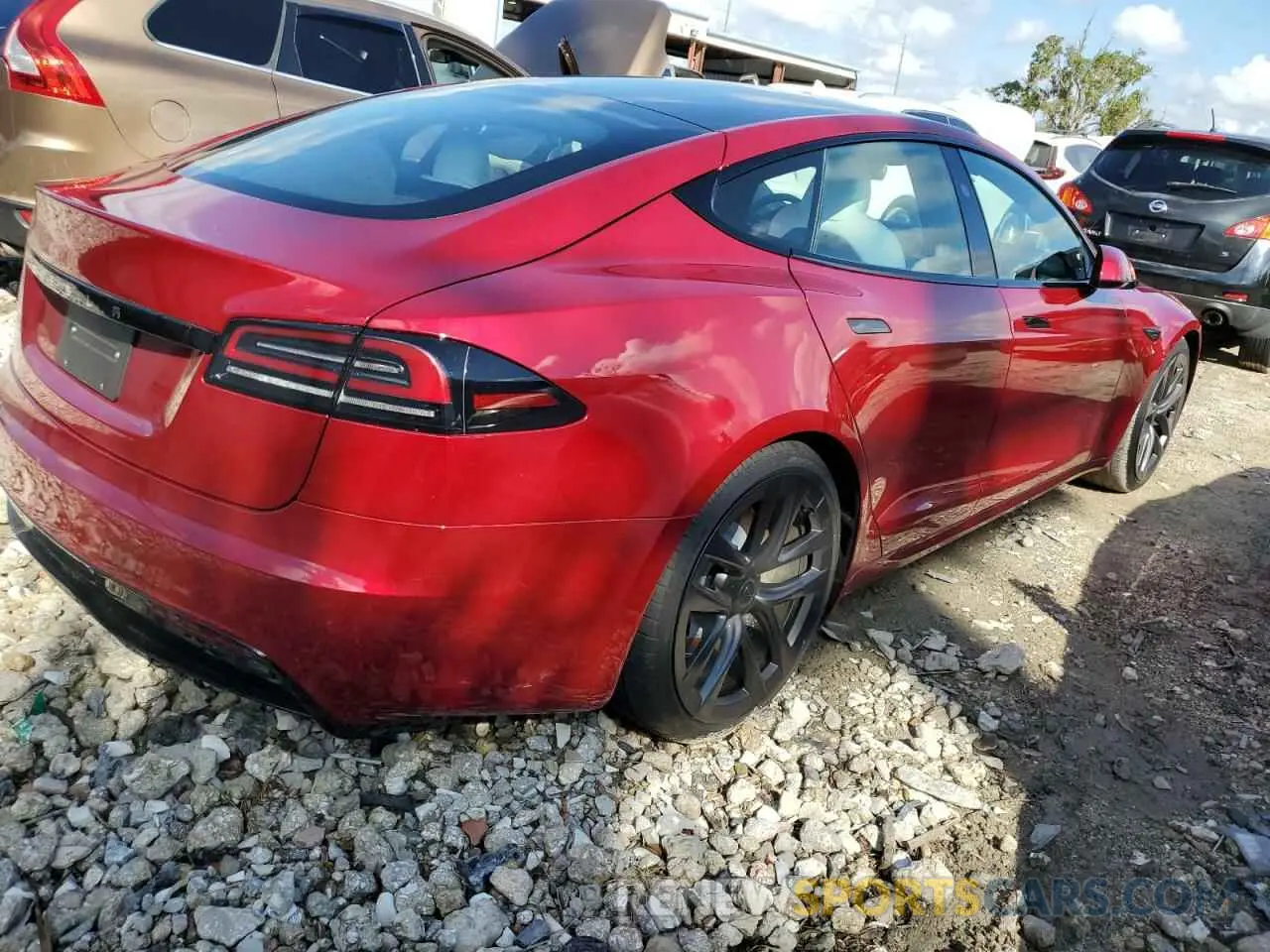 3 Photograph of a damaged car 5YJSA1E56PF520196 TESLA MODEL S 2023