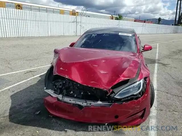 10 Photograph of a damaged car 5YJSA1E56PF521168 TESLA MODEL S 2023