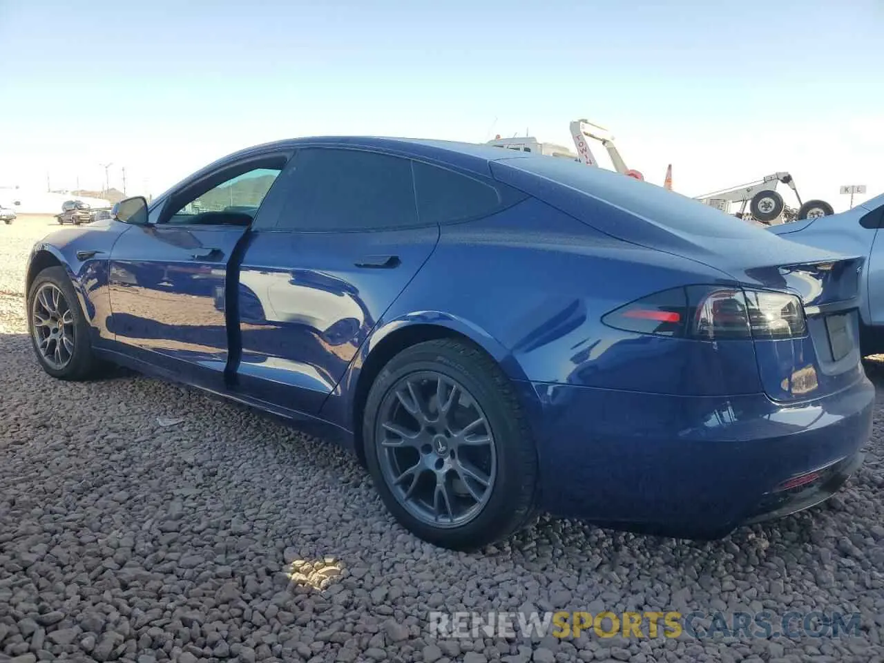 2 Photograph of a damaged car 5YJSA1E57PF498760 TESLA MODEL S 2023