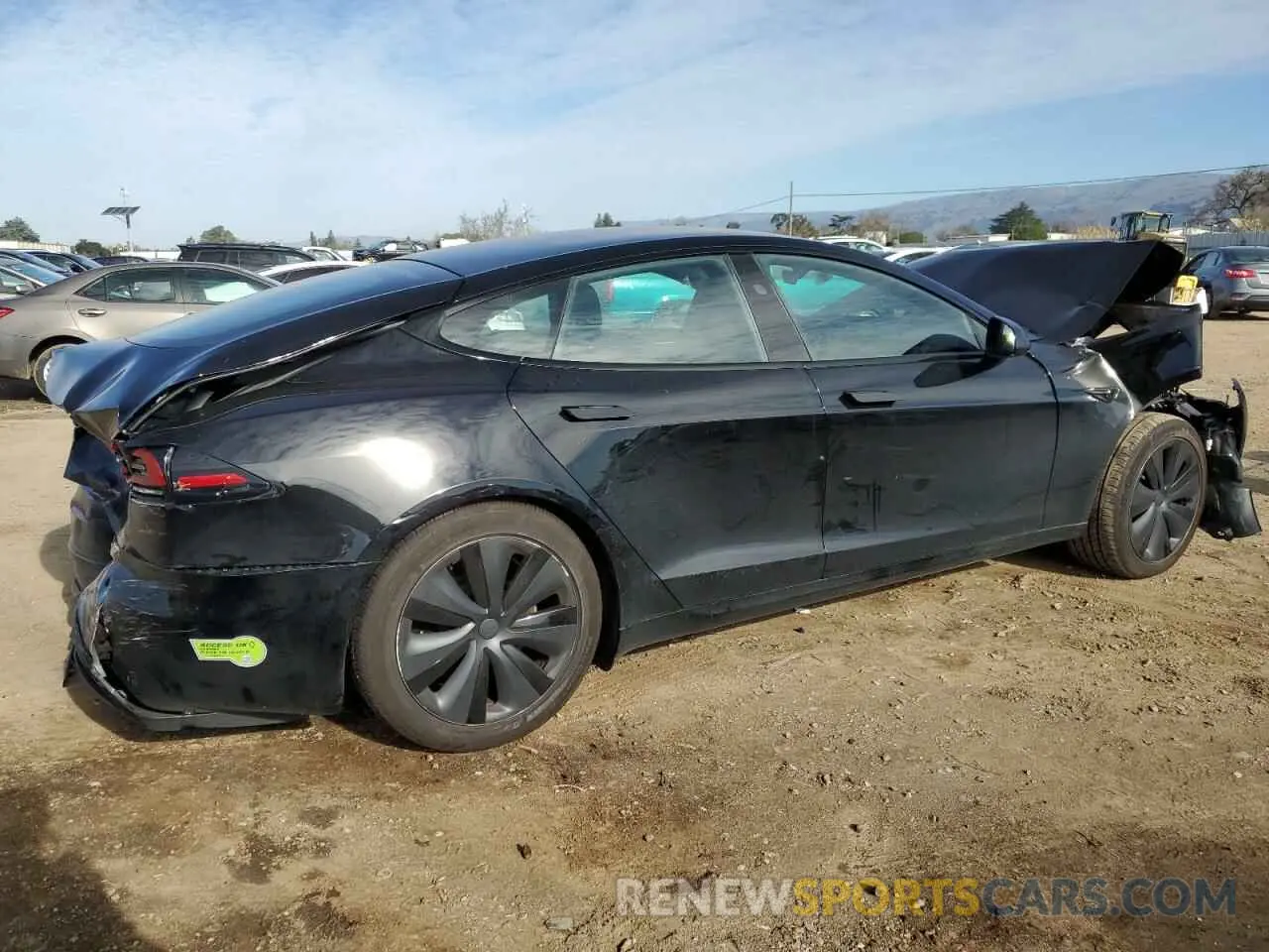 3 Photograph of a damaged car 5YJSA1E57PF507456 TESLA MODEL S 2023