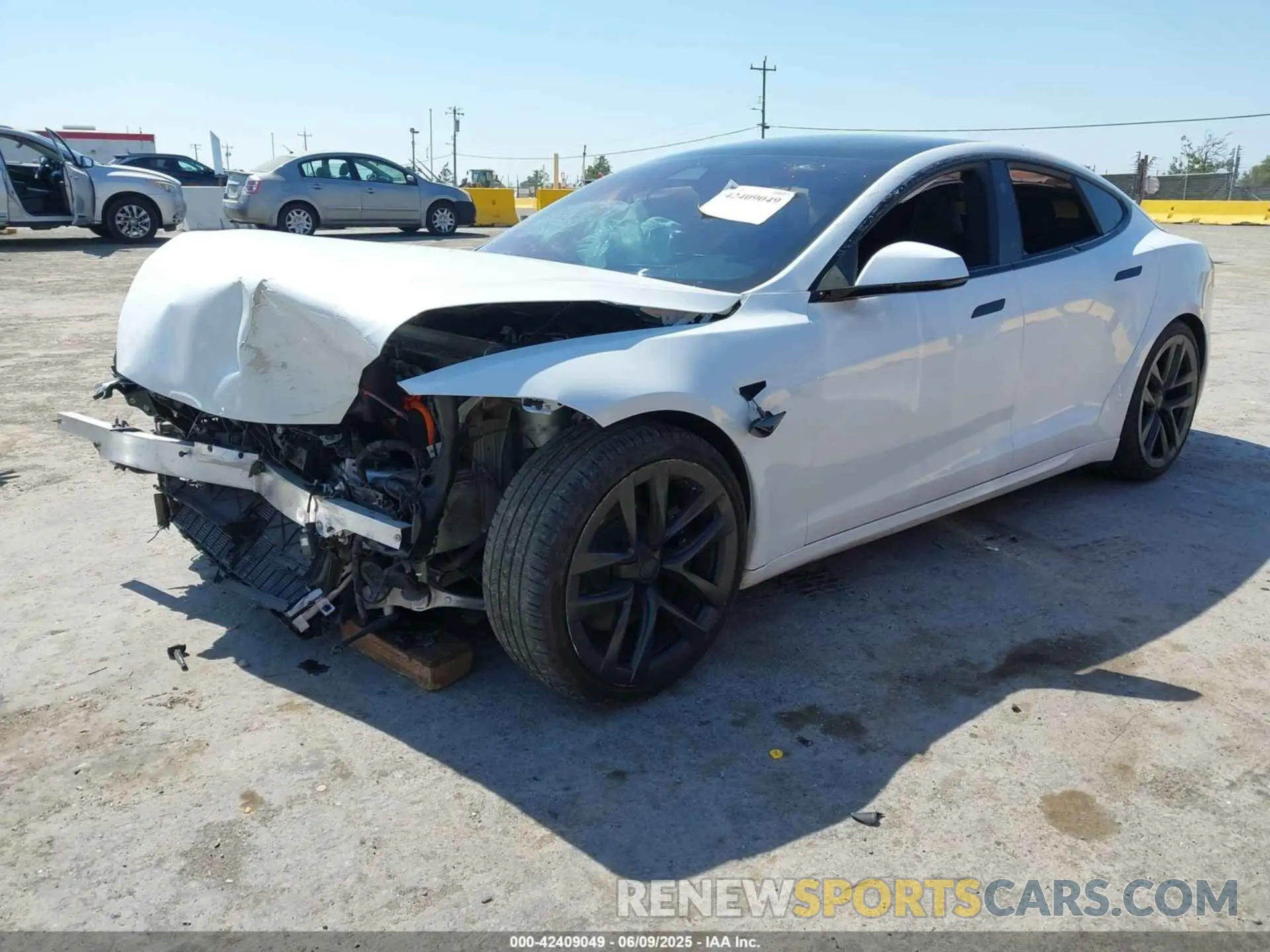 2 Photograph of a damaged car 5YJSA1E59PF500816 TESLA MODEL S 2023