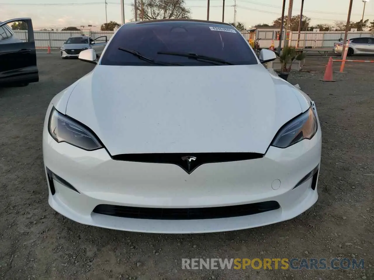 5 Photograph of a damaged car 5YJSA1E59PF518006 TESLA MODEL S 2023