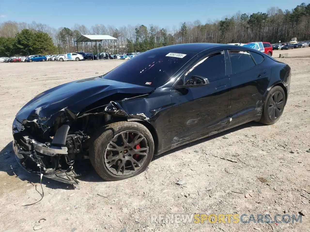 1 Photograph of a damaged car 5YJSA1E59PF526333 TESLA MODEL S 2023