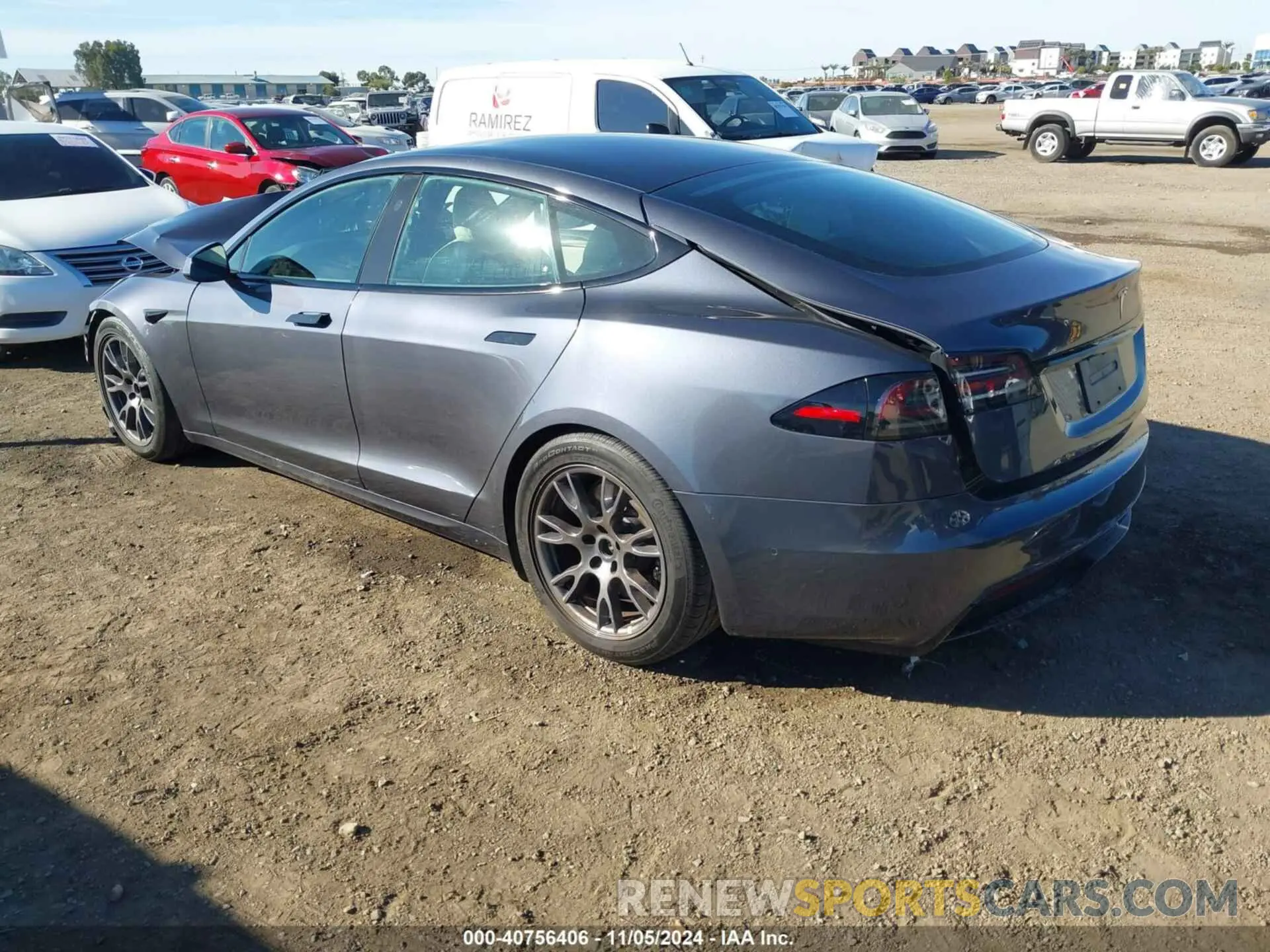 3 Photograph of a damaged car 5YJSA1E5XPF500341 TESLA MODEL S 2023