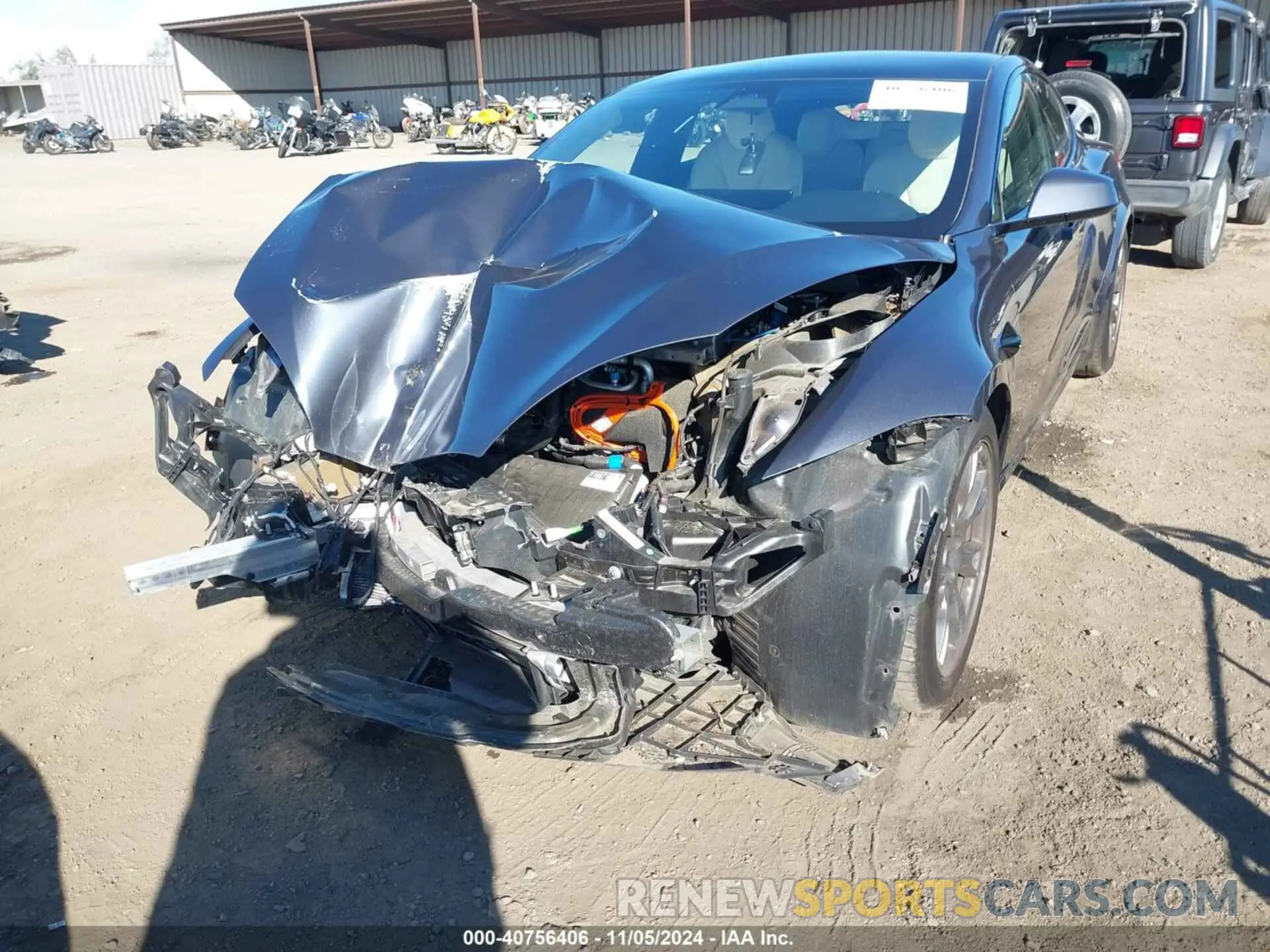 6 Photograph of a damaged car 5YJSA1E5XPF500341 TESLA MODEL S 2023