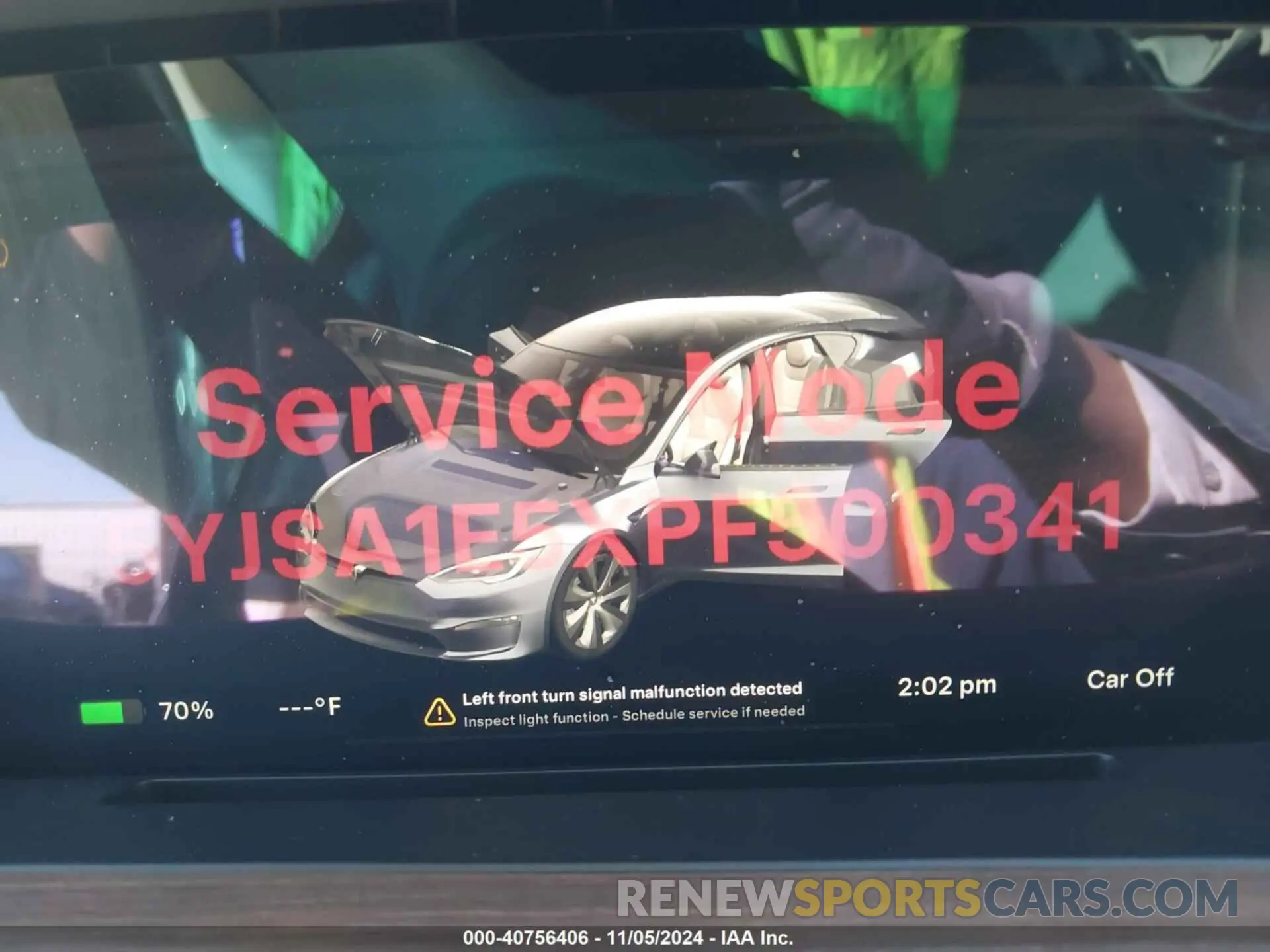 7 Photograph of a damaged car 5YJSA1E5XPF500341 TESLA MODEL S 2023