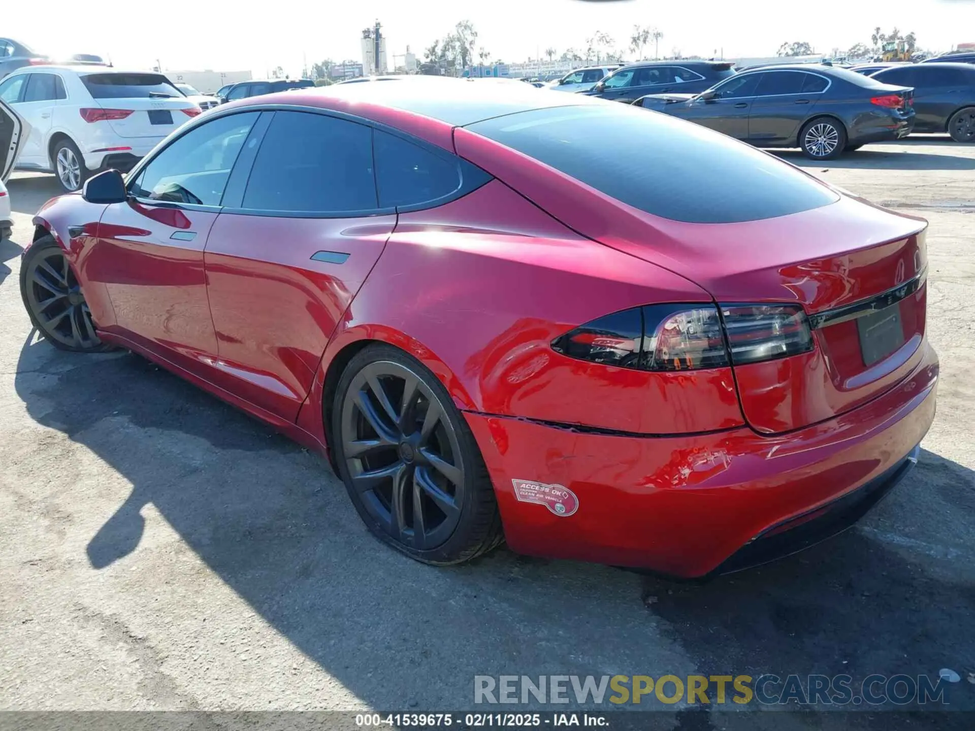 3 Photograph of a damaged car 5YJSA1E5XPF519780 TESLA MODEL S 2023