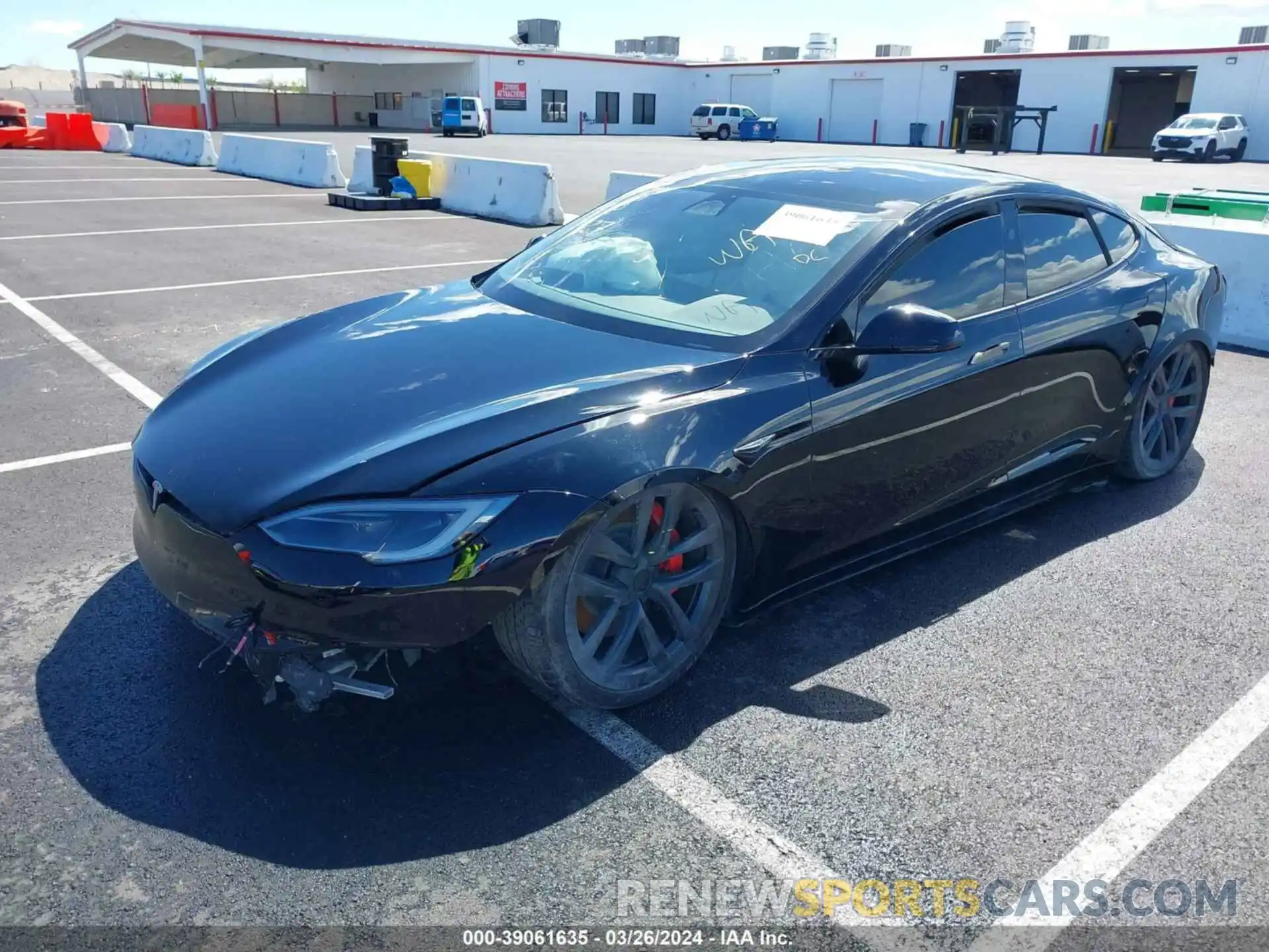 13 Photograph of a damaged car 5YJSA1E61PF507140 TESLA MODEL S 2023