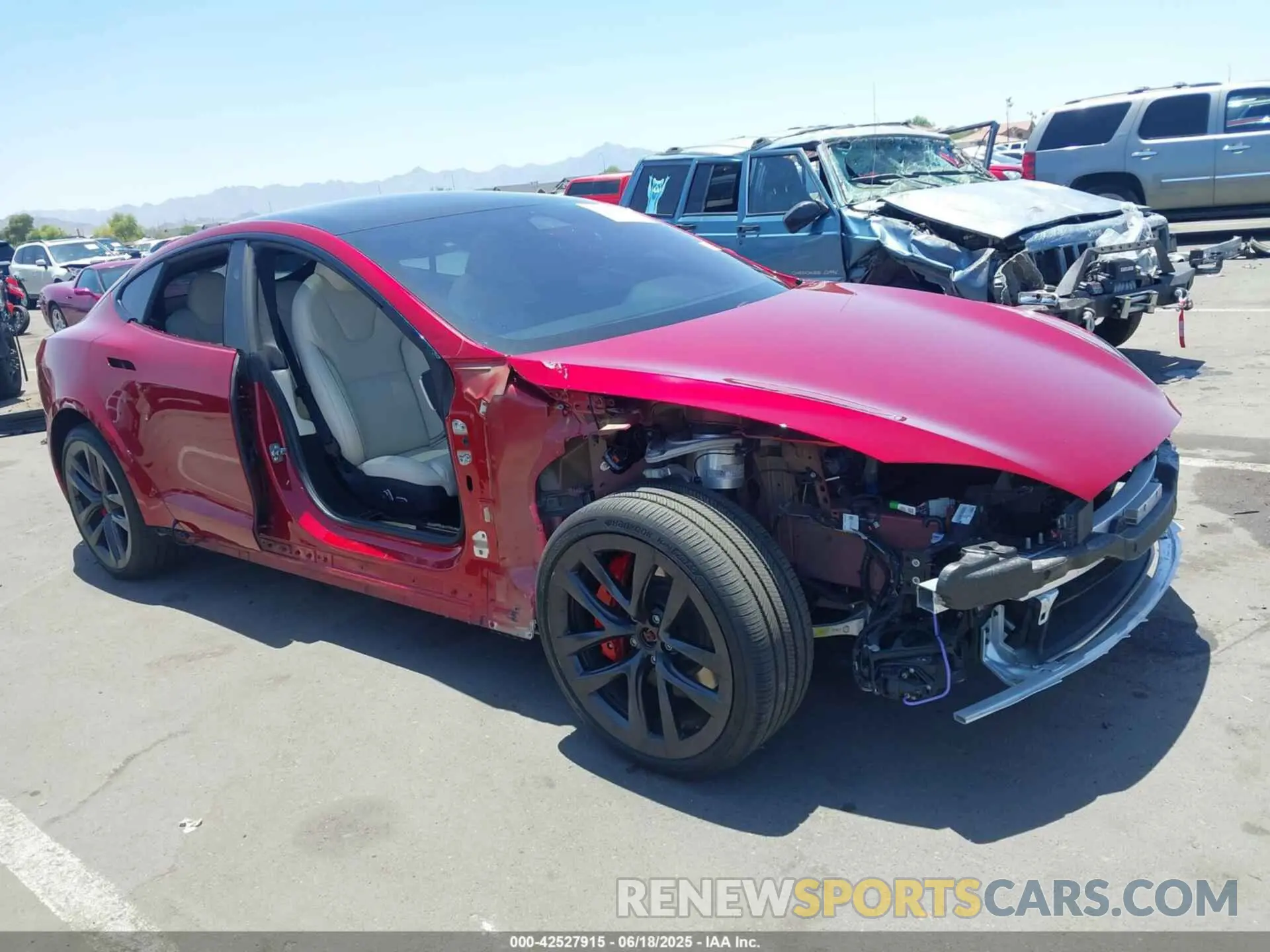 6 Photograph of a damaged car 5YJSA1E62PF510449 TESLA MODEL S 2023