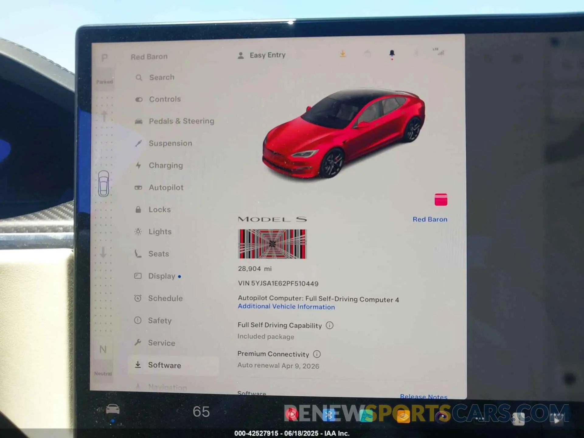 7 Photograph of a damaged car 5YJSA1E62PF510449 TESLA MODEL S 2023