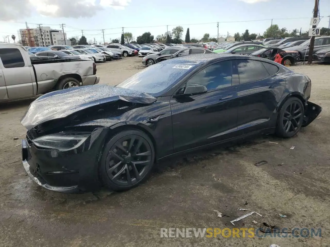 1 Photograph of a damaged car 5YJSA1E63PF498778 TESLA MODEL S 2023