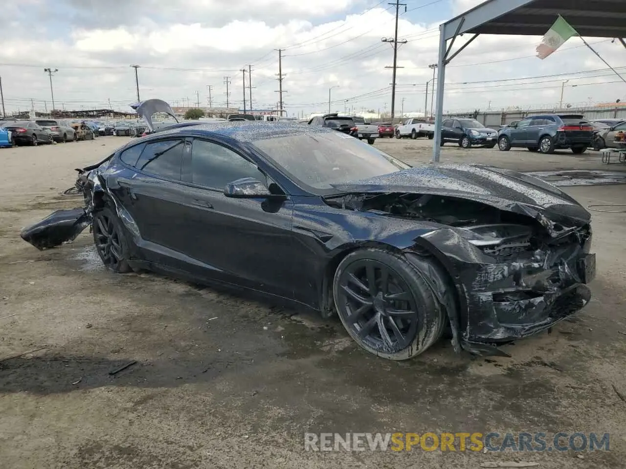 4 Photograph of a damaged car 5YJSA1E63PF498778 TESLA MODEL S 2023