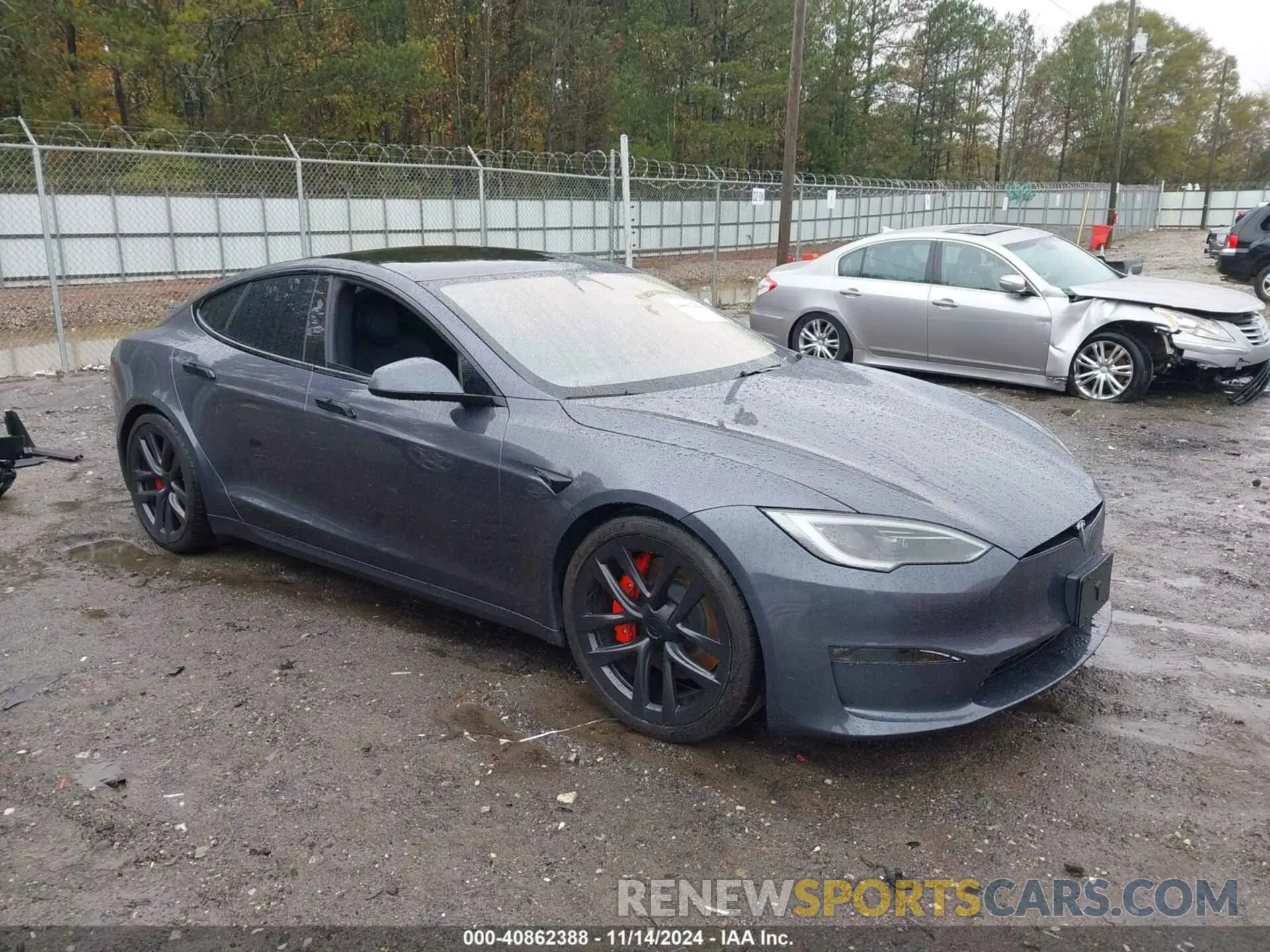 1 Photograph of a damaged car 5YJSA1E63PF502862 TESLA MODEL S 2023