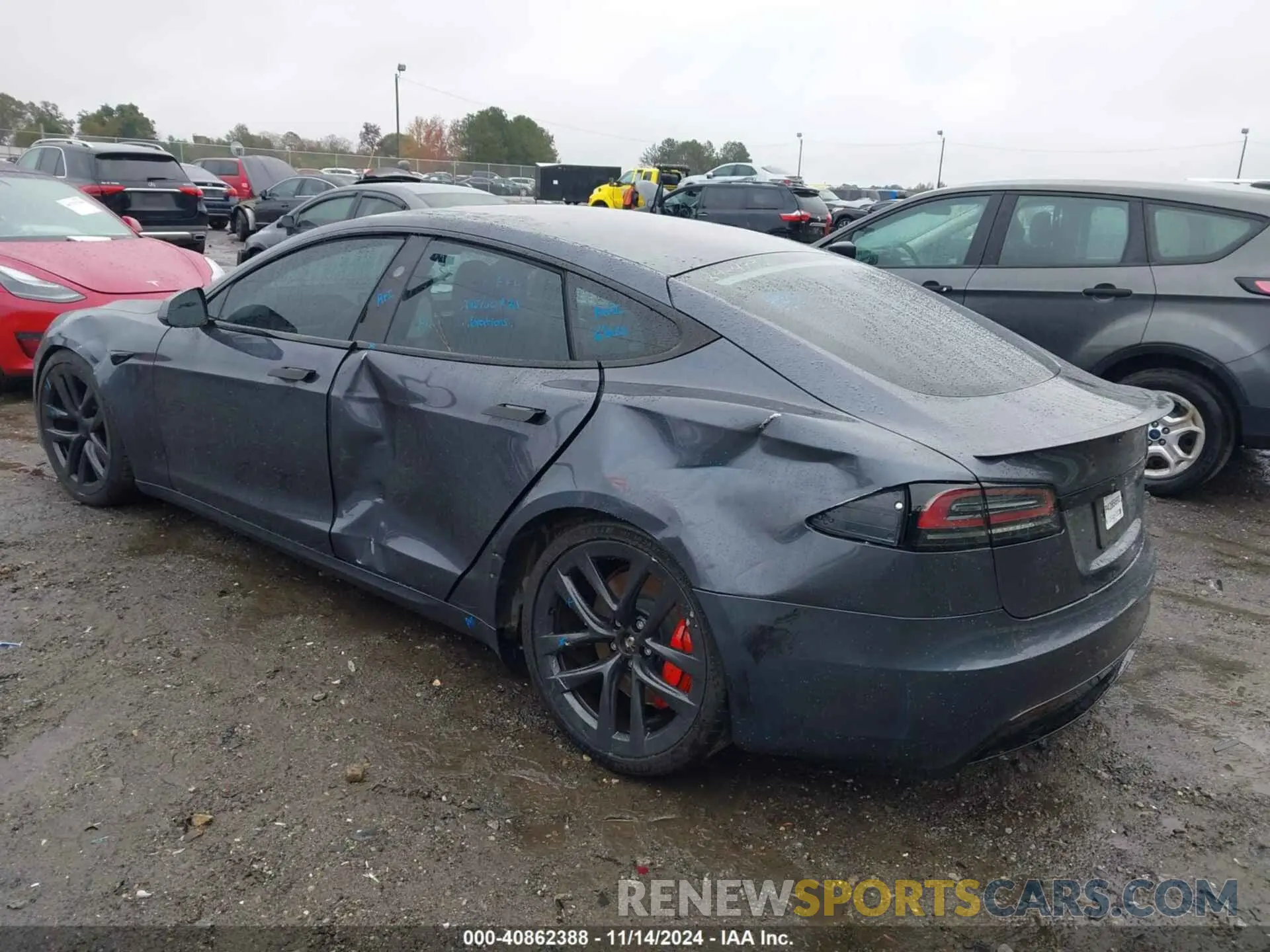 3 Photograph of a damaged car 5YJSA1E63PF502862 TESLA MODEL S 2023