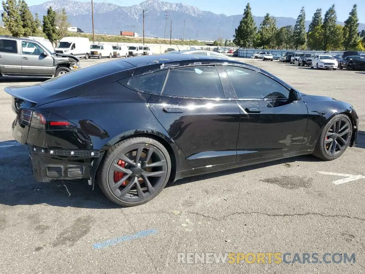 3 Photograph of a damaged car 5YJSA1E63PF505177 TESLA MODEL S 2023