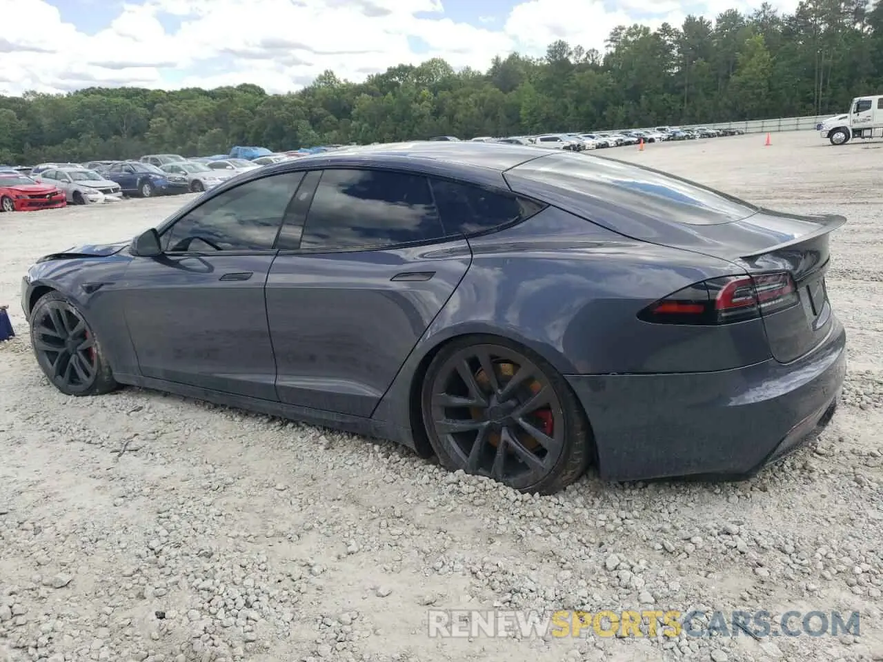 2 Photograph of a damaged car 5YJSA1E63PF507138 TESLA MODEL S 2023