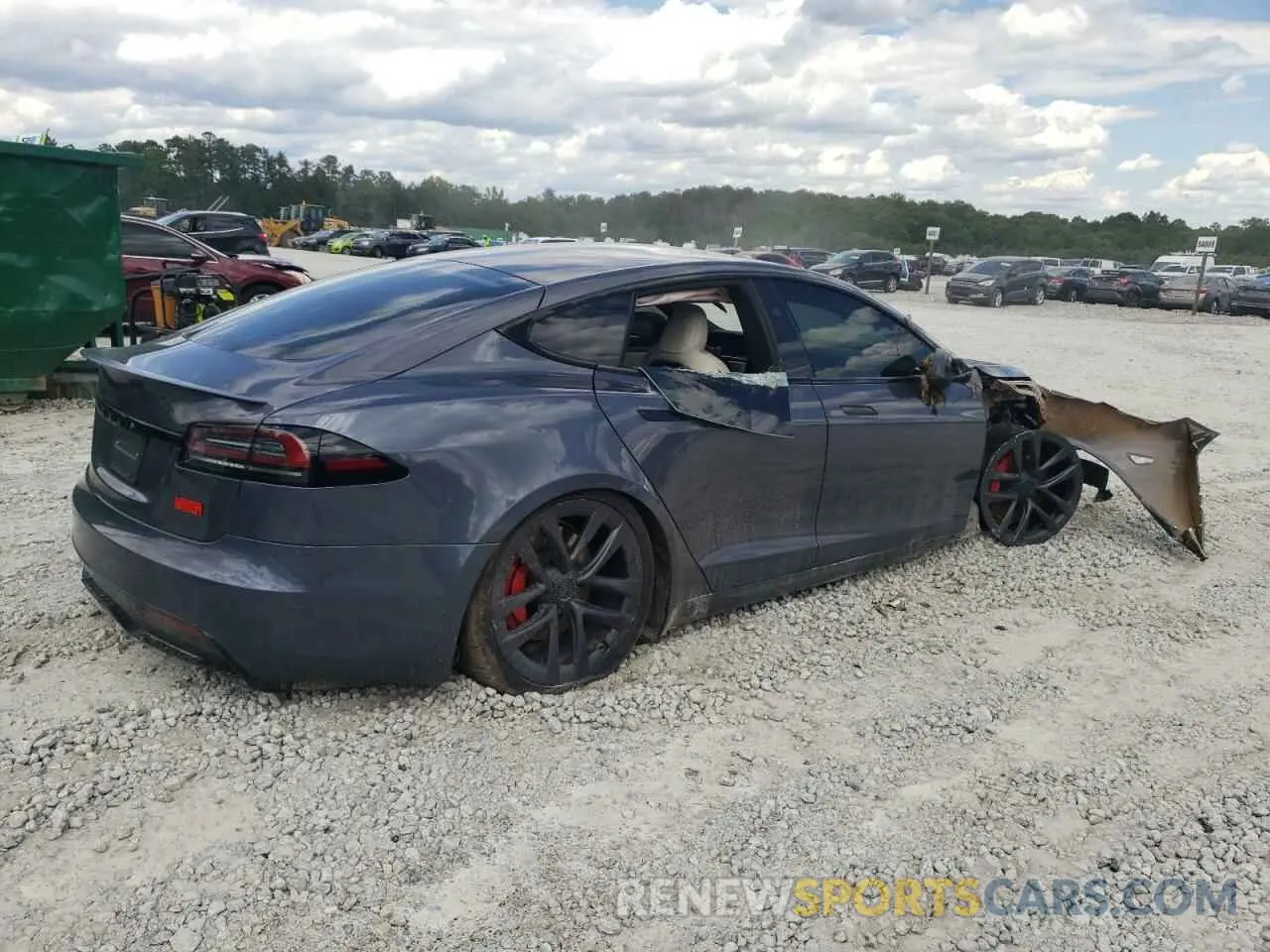 3 Photograph of a damaged car 5YJSA1E63PF507138 TESLA MODEL S 2023