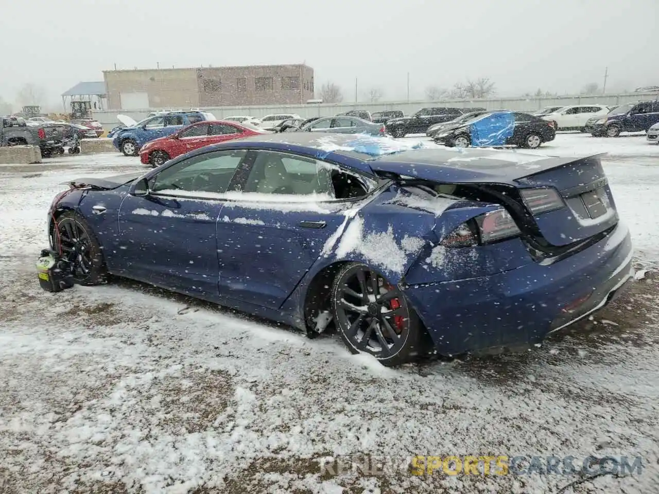 2 Photograph of a damaged car 5YJSA1E64PF520836 TESLA MODEL S 2023