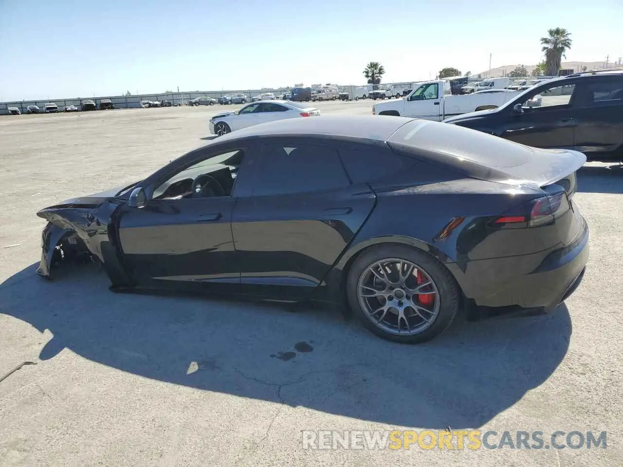 2 Photograph of a damaged car 5YJSA1E64PF524207 TESLA MODEL S 2023