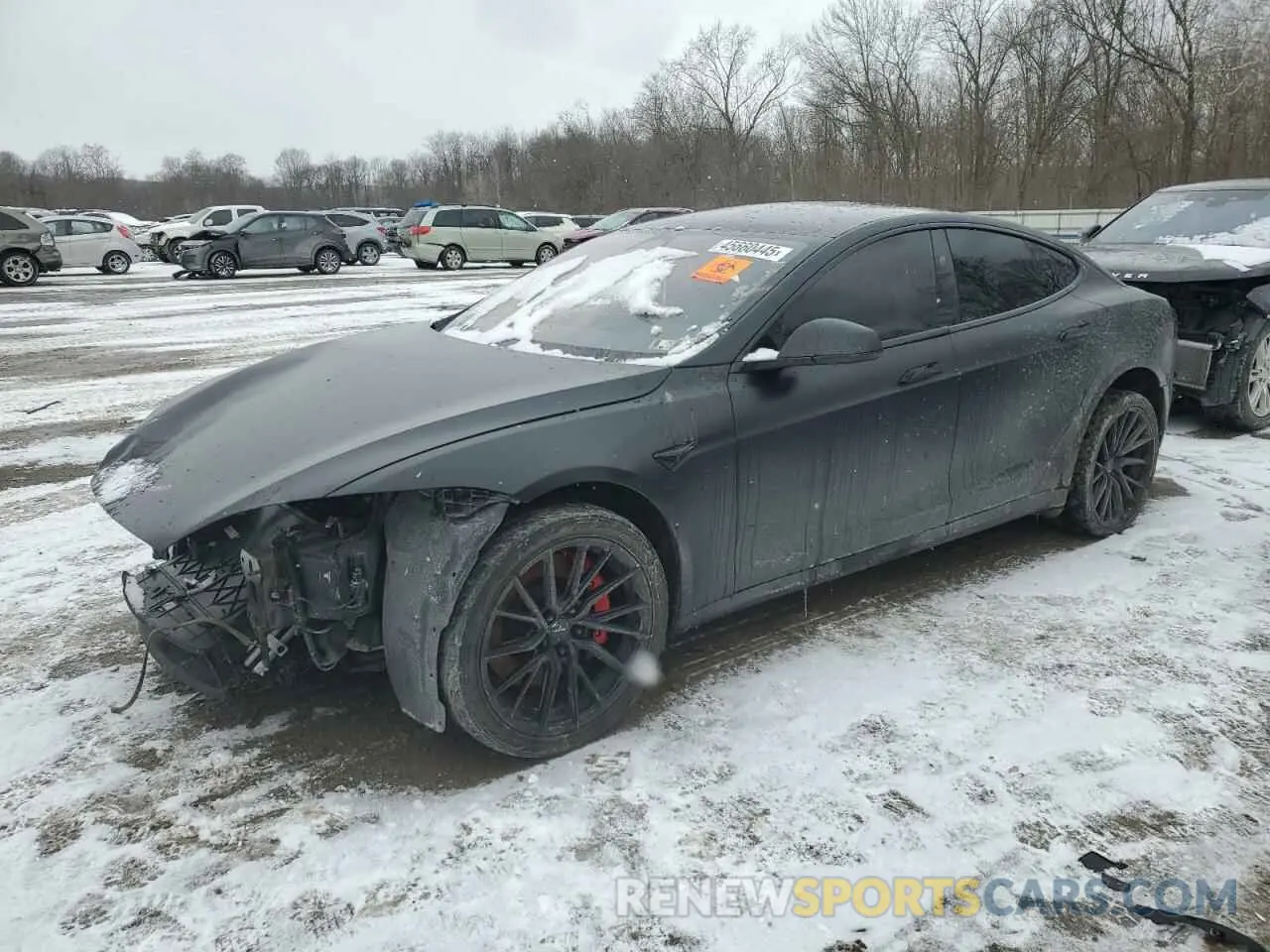 1 Photograph of a damaged car 5YJSA1E66PF502841 TESLA MODEL S 2023