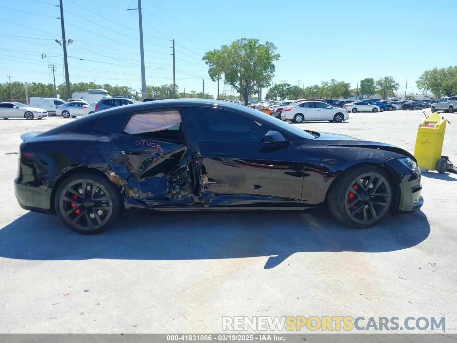 12 Photograph of a damaged car 5YJSA1E67PF528171 TESLA MODEL S 2023